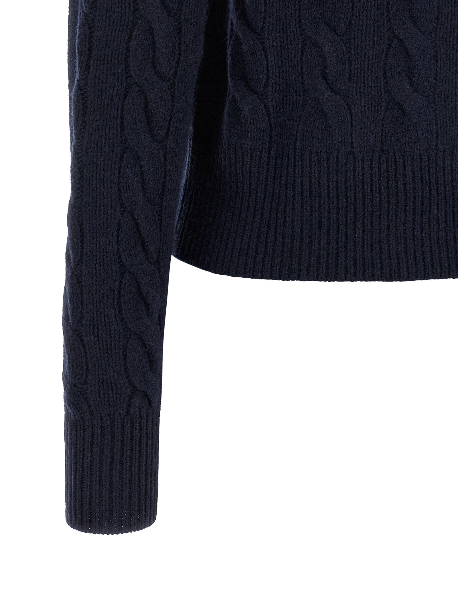 Polo Ralph Lauren Blue Wool Cardigan