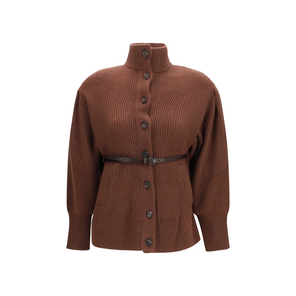 Brunello Cucinelli Brown Wool Oves Aries Cardigan