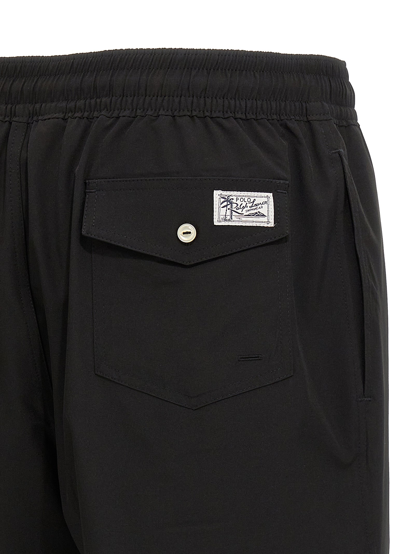 Polo Ralph Lauren Black Polyester Shorts