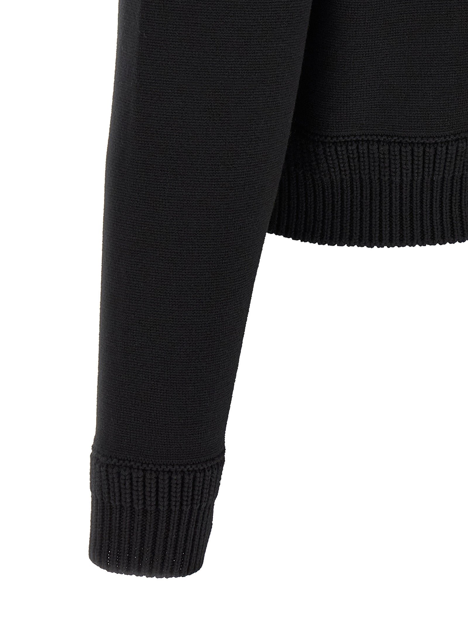 Moncler Black Polyamide Cardigan