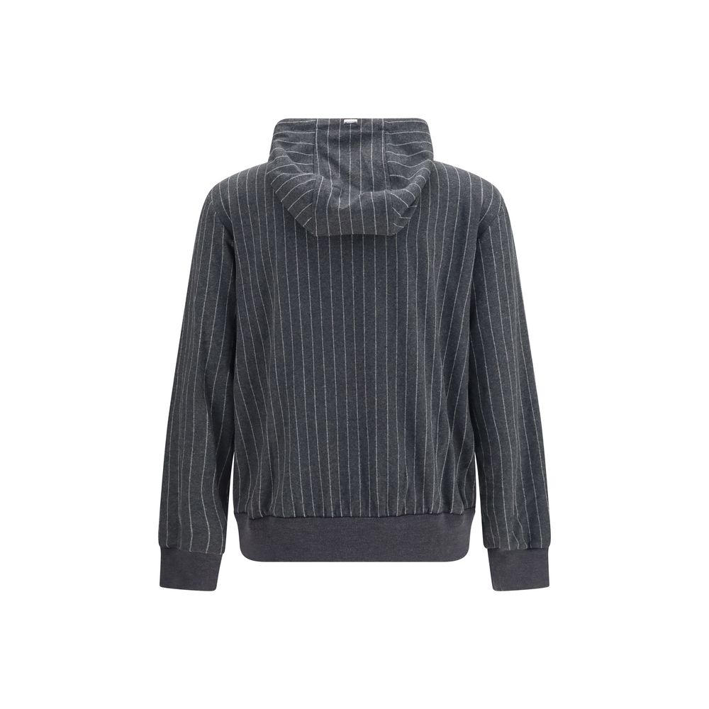 Herno Gray Cotton Sweatshirt