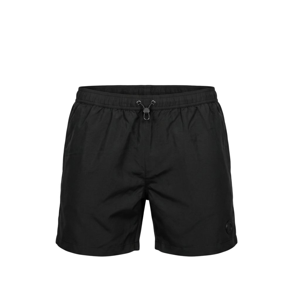 Trussardi Beachwear Black Polyester Men's Swim Short