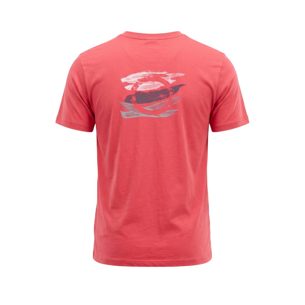 Trussardi Beachwear Red Cotton Men's T-Shirt