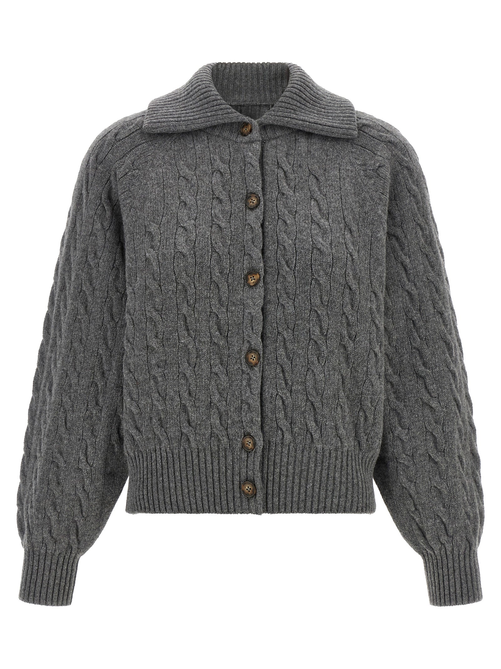 Polo Ralph Lauren Gray Wool Cardigan