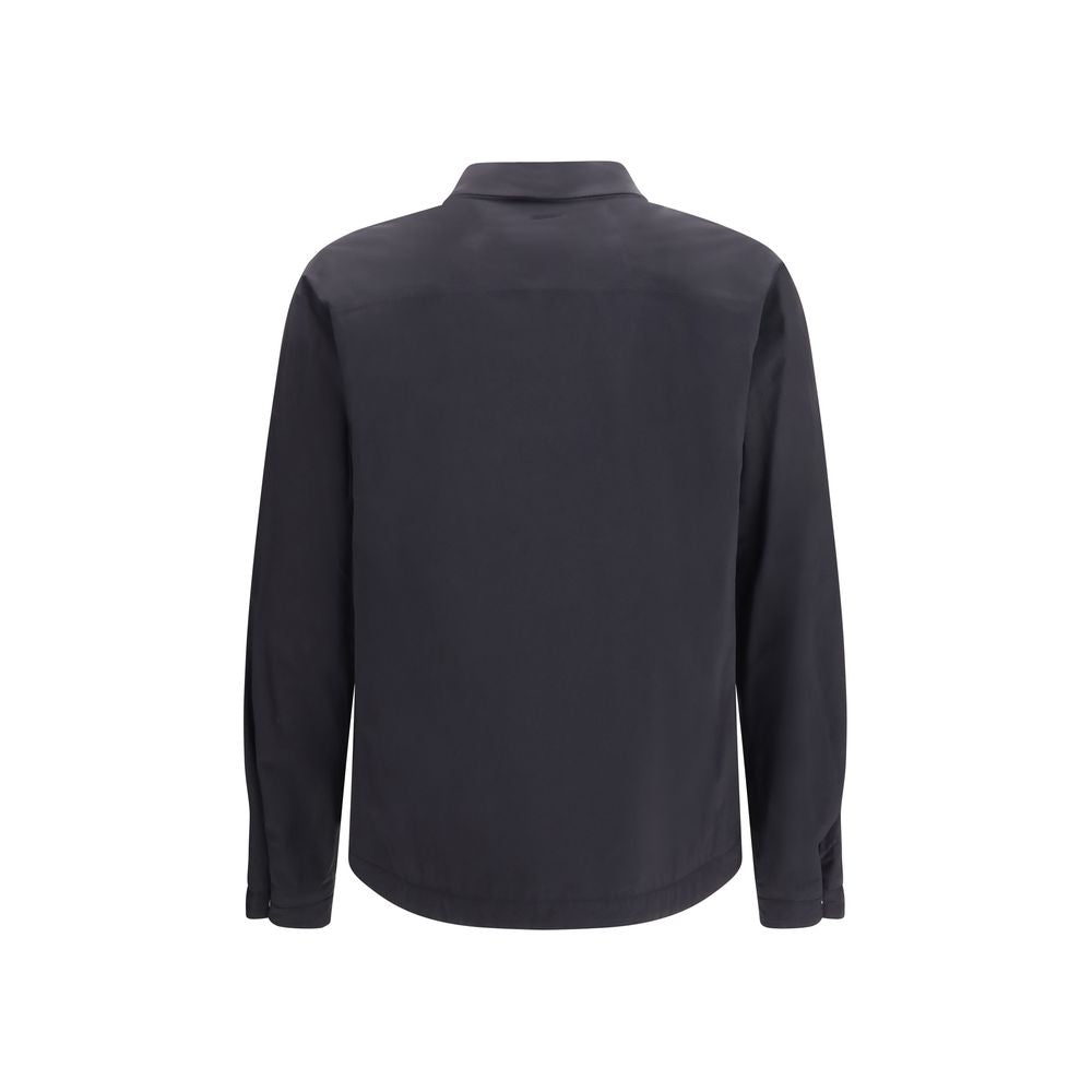 LAMINAR Black Polyamide Full-Length Jacket