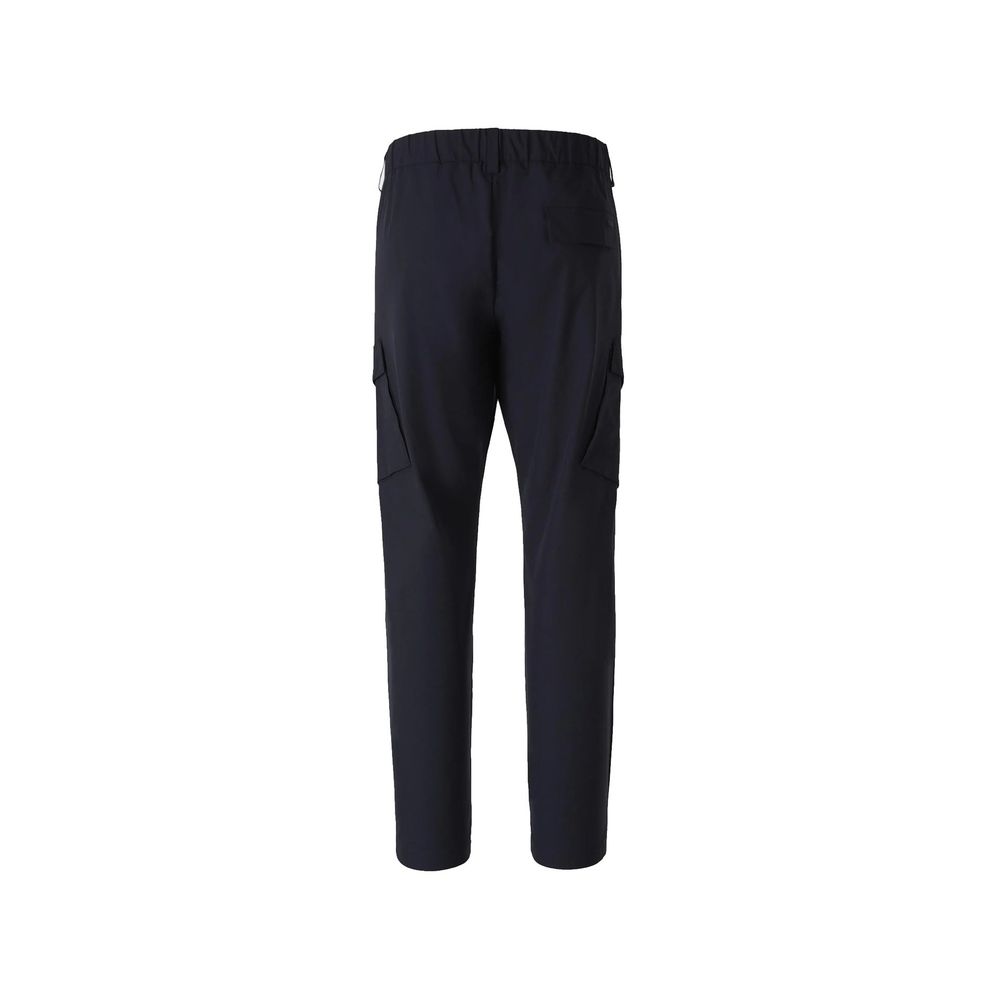 Herno Blue Polyester Cargo Pants