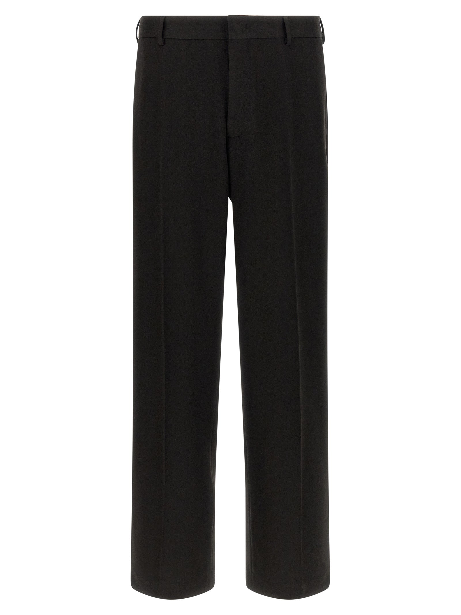 CELLAR DOOR Black Polyester Dress Pants