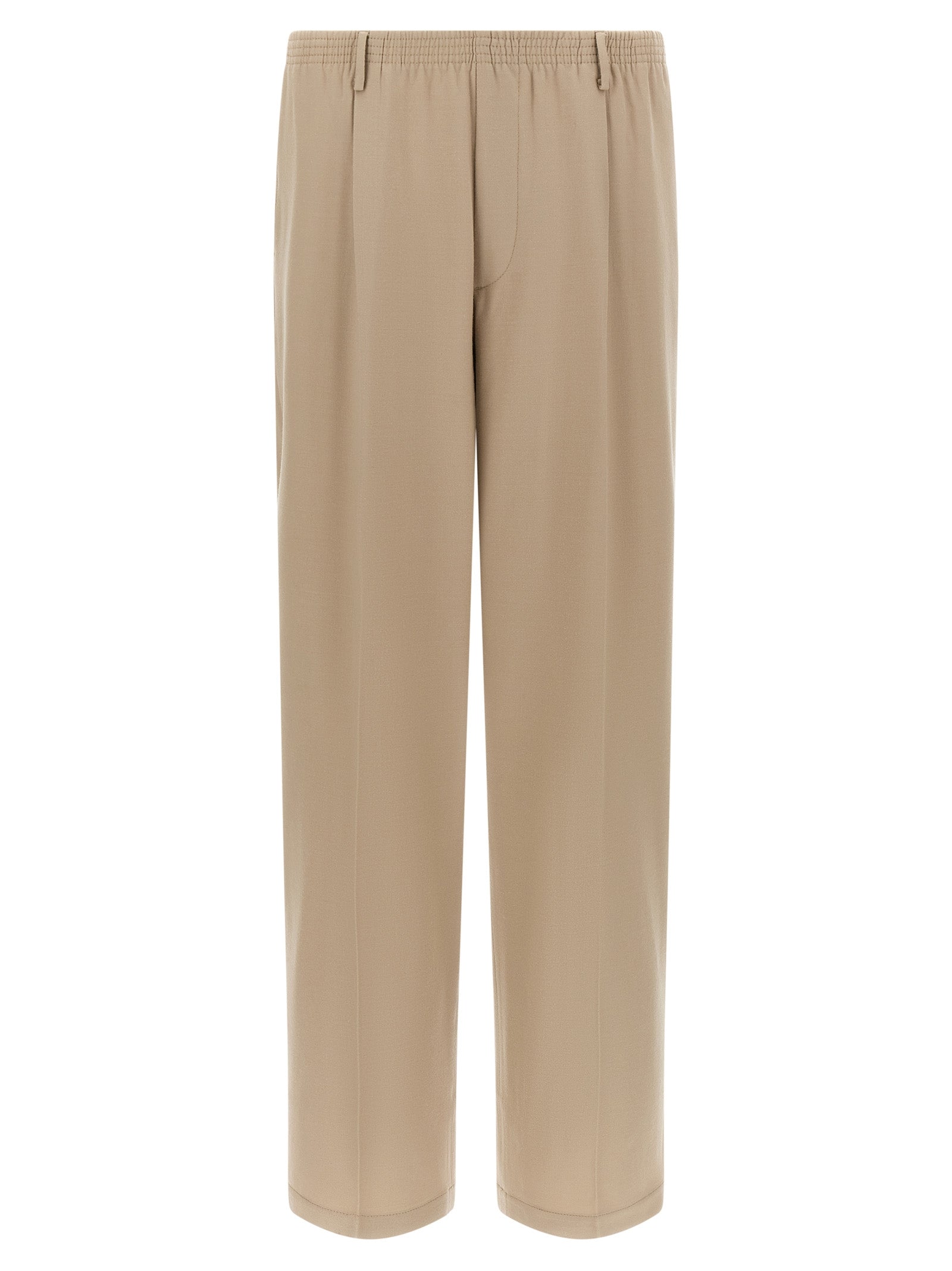 CELLAR DOOR Beige Virgin Wool Casual Pants