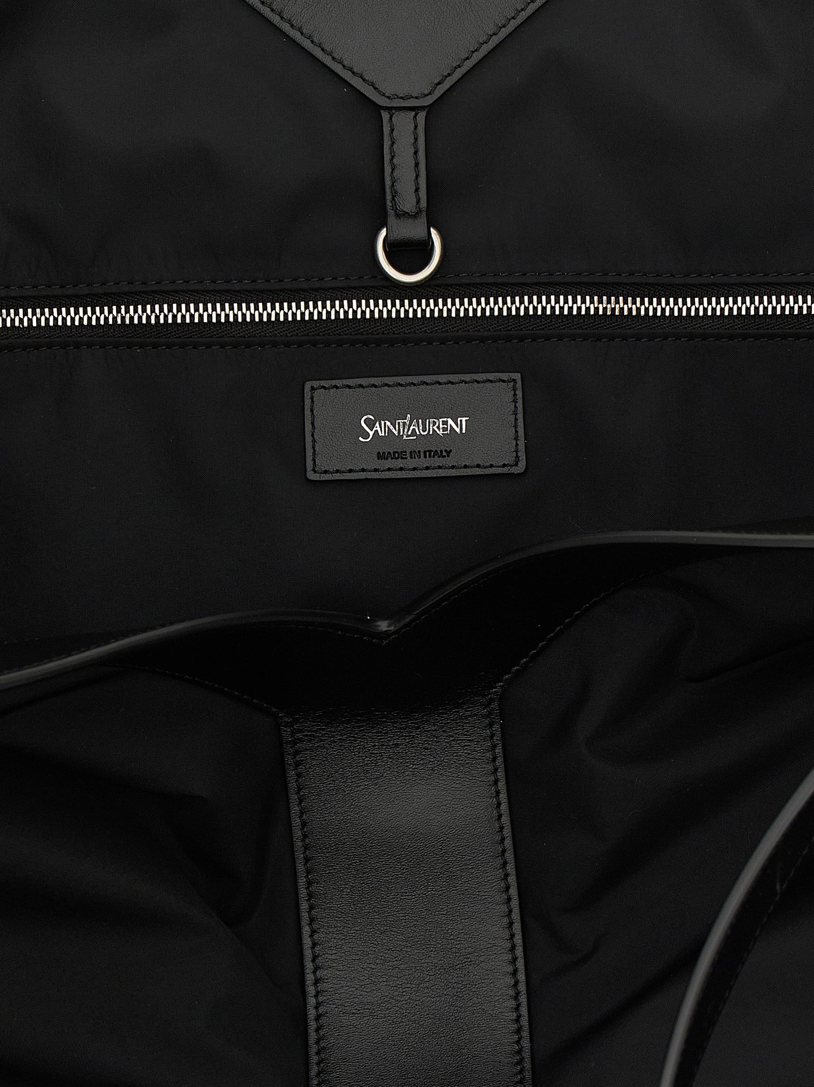 Saint Laurent Black Calfskin Tote Bag