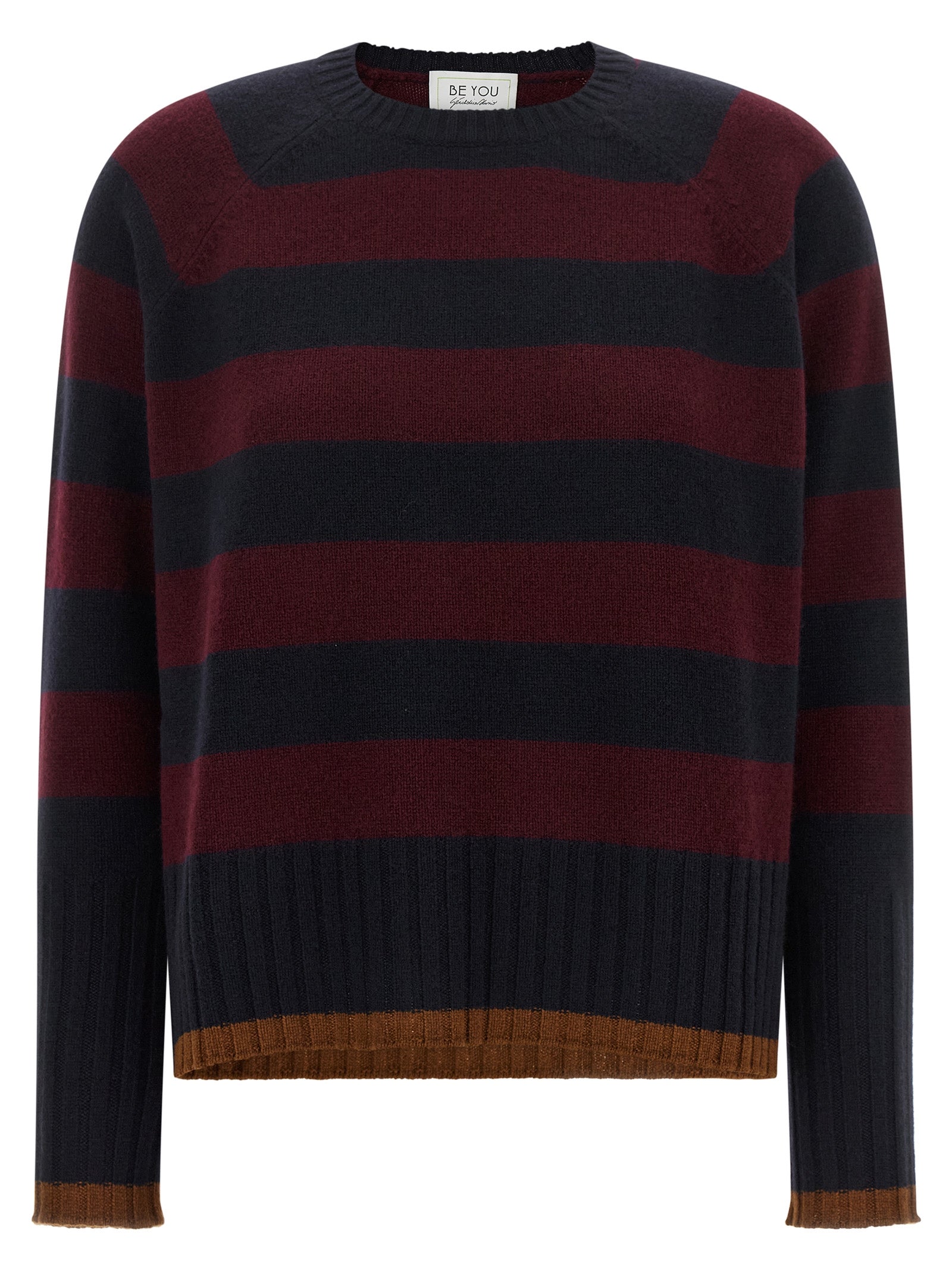BE YOU Bordeaux Cashmere Cardigan