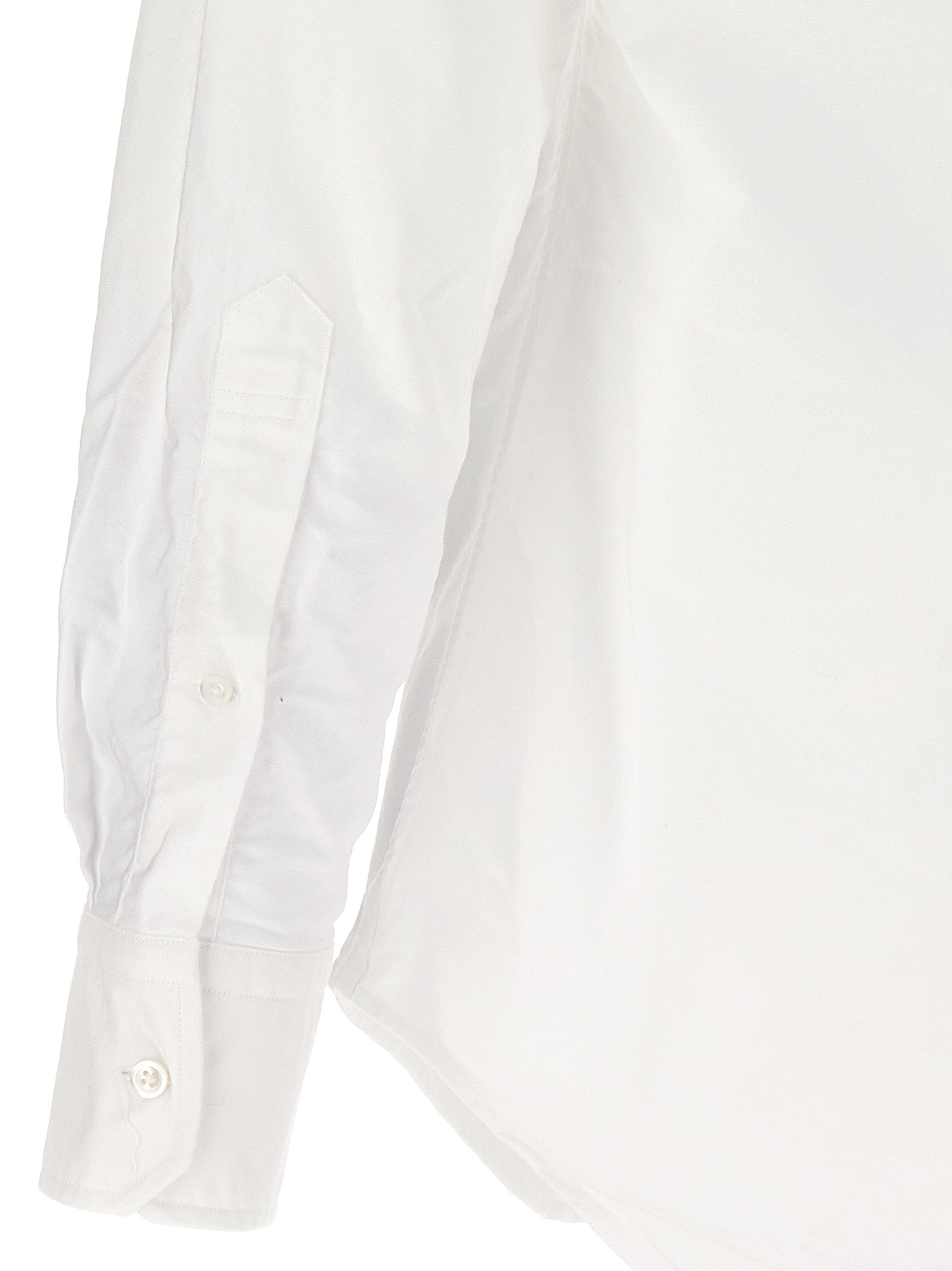 Thom Browne White Cotton Blouse