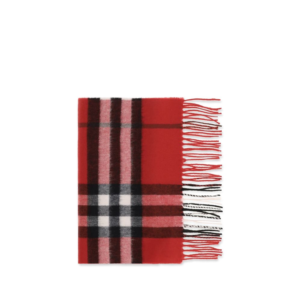 Burberry Red Cashmere Scarf