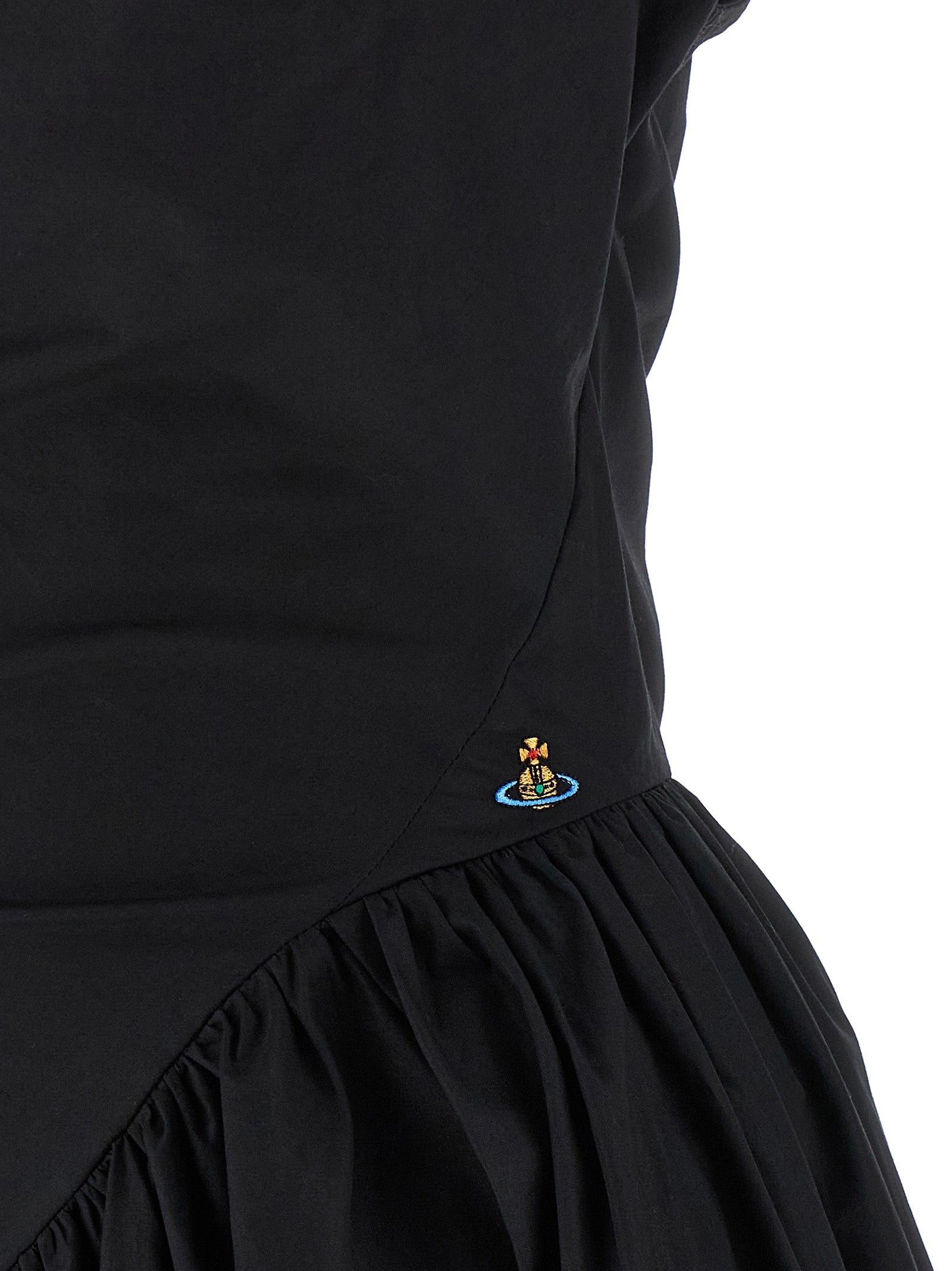 Vivienne Westwood Black Cotton Short Dress