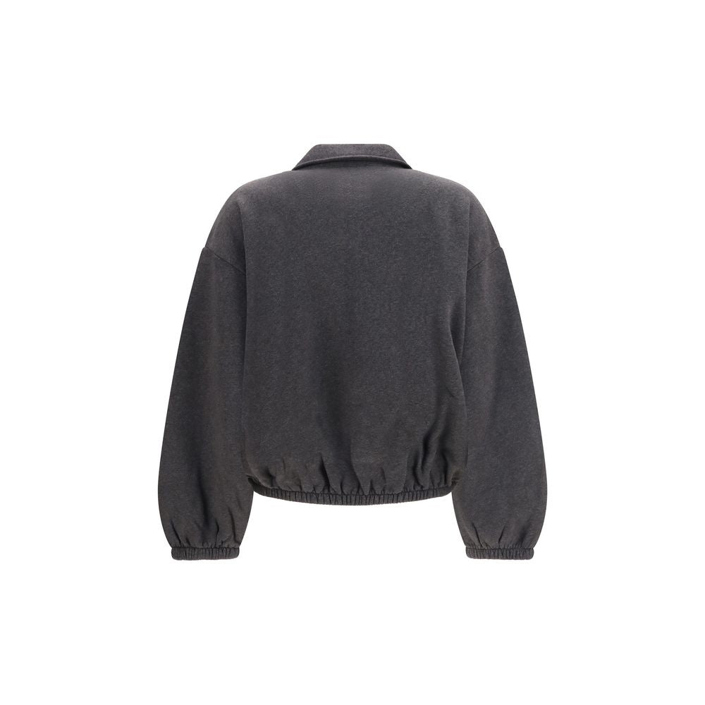 Darkpark Gray Cotton Sweatshirt