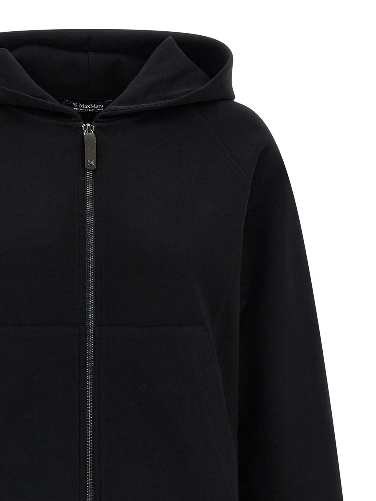'S Max Mara Black Cotton Sweatshirt