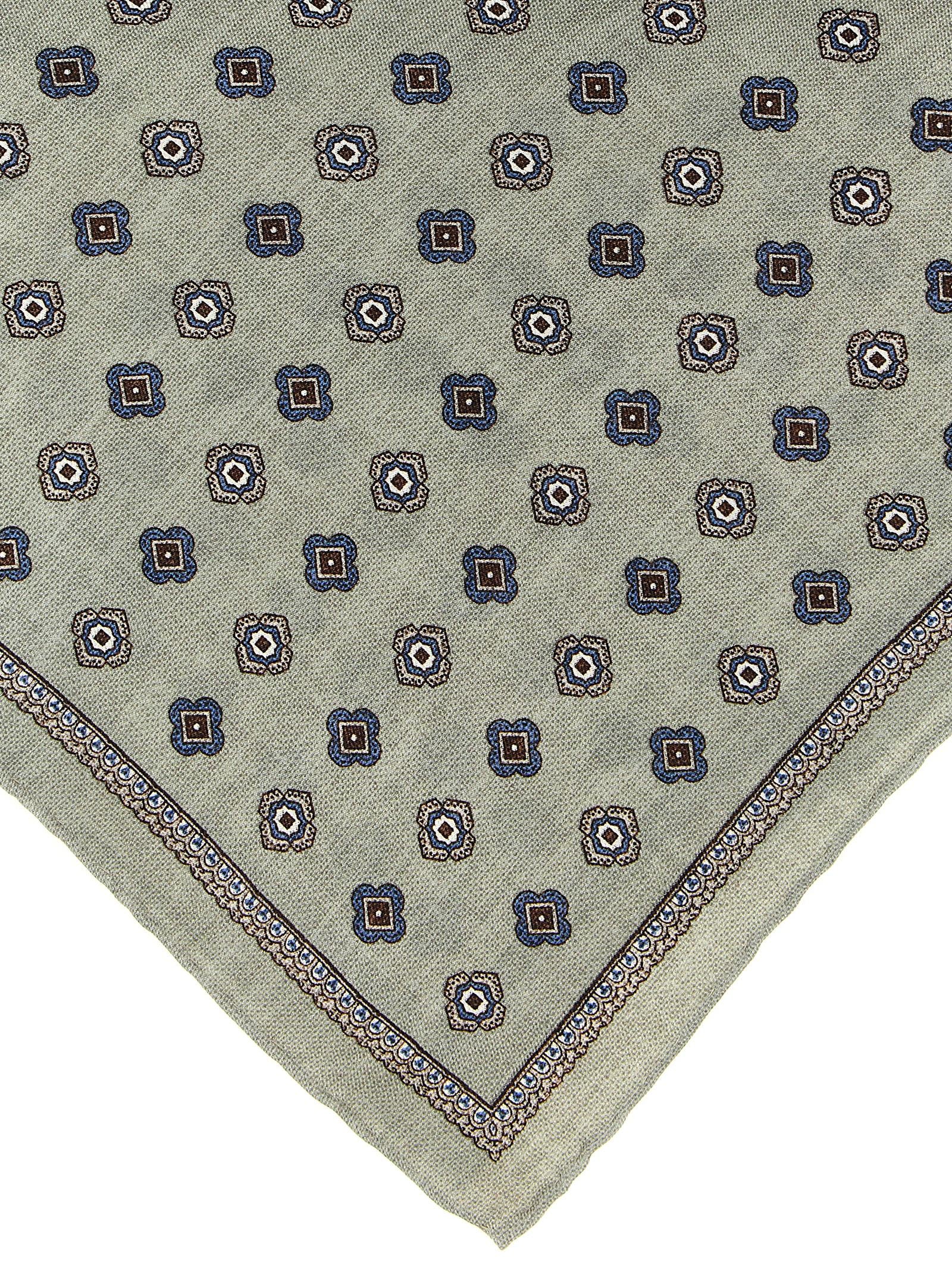 Brunello Cucinelli Multicolor Silk Pocket Square