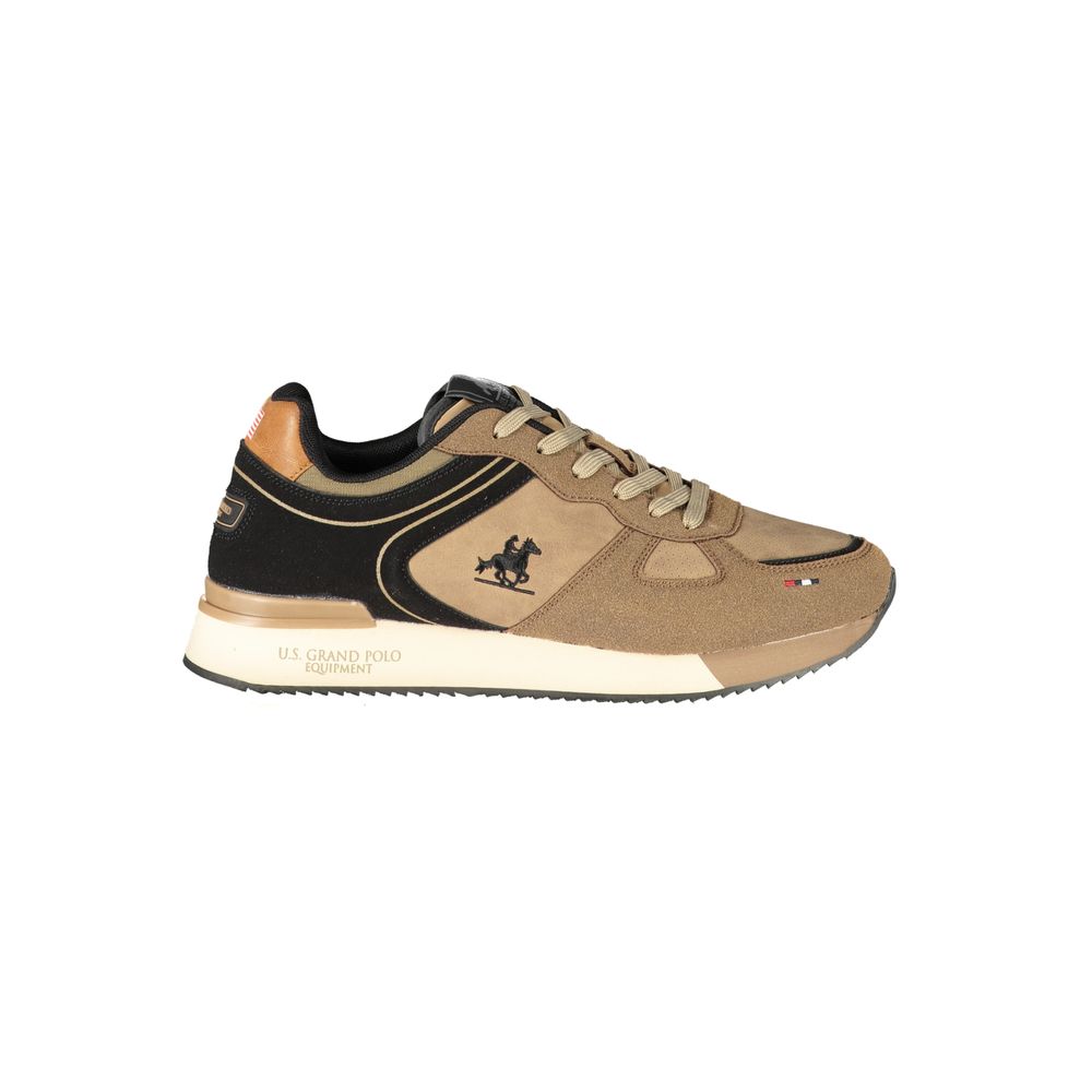 U.S. Grand Polo Brown Polyester Athletic Sneakers