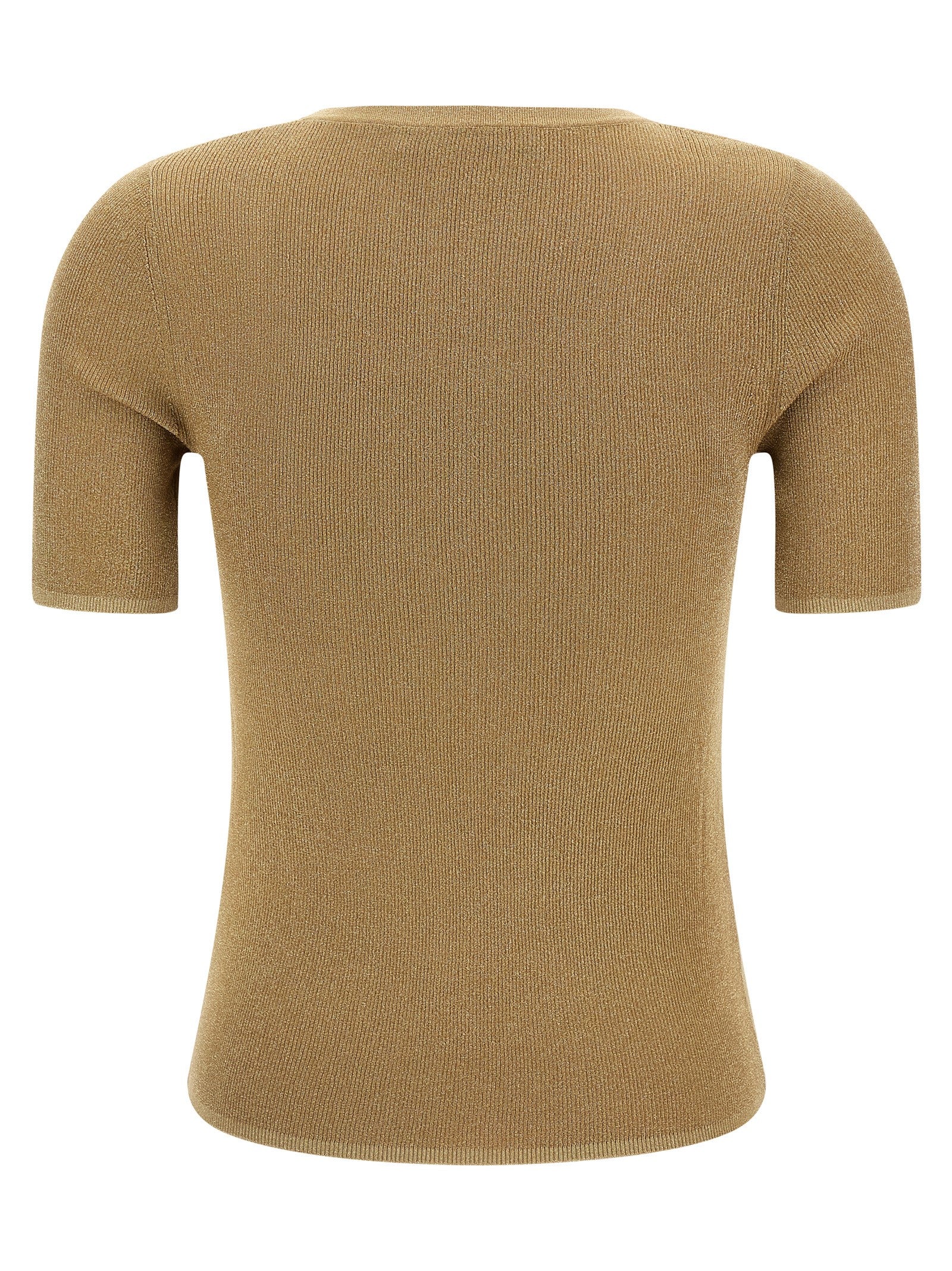 Max Mara Gold Polyamide T-Shirt