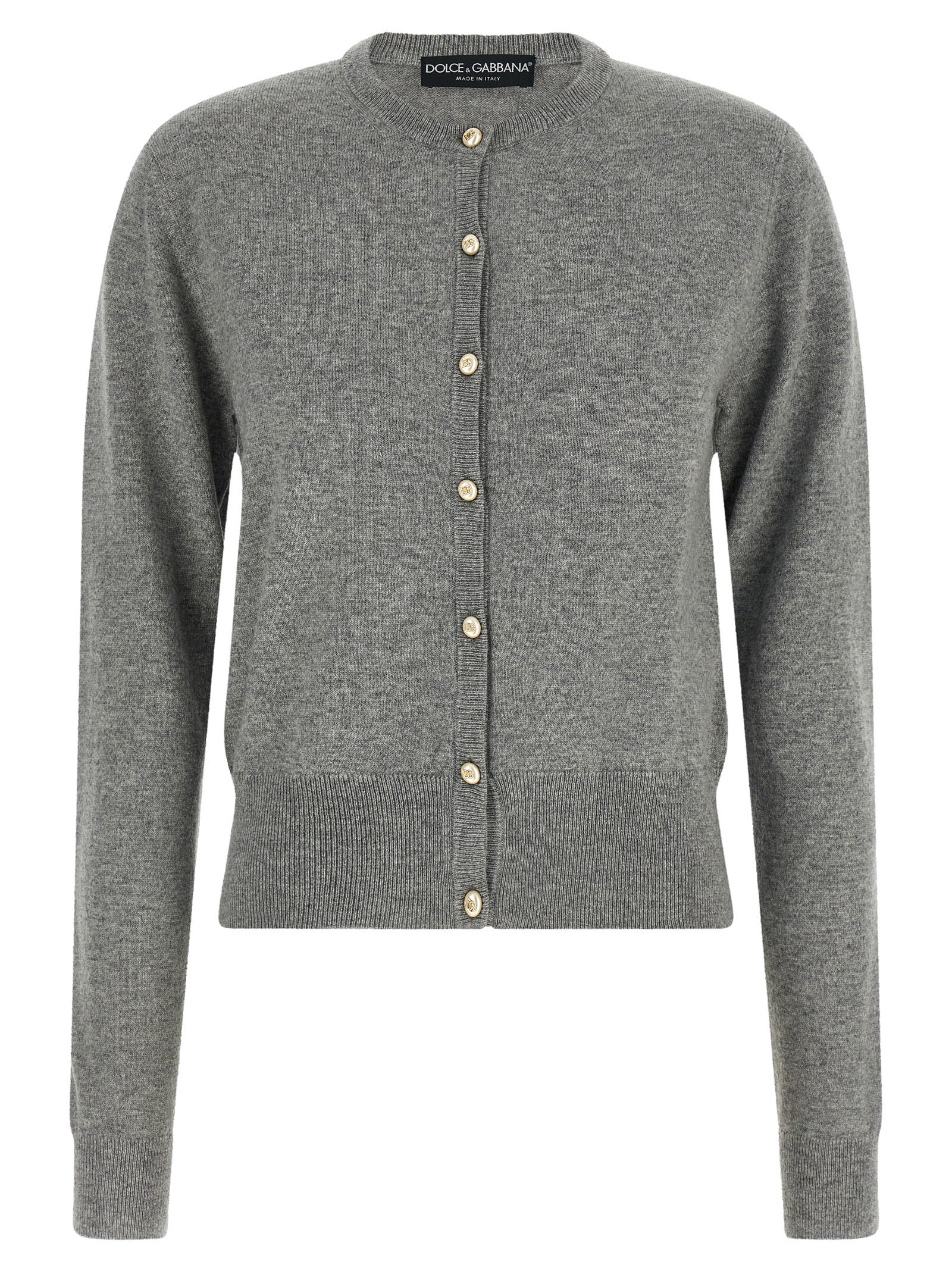 Dolce & Gabbana Gray Cashmere Cardigan