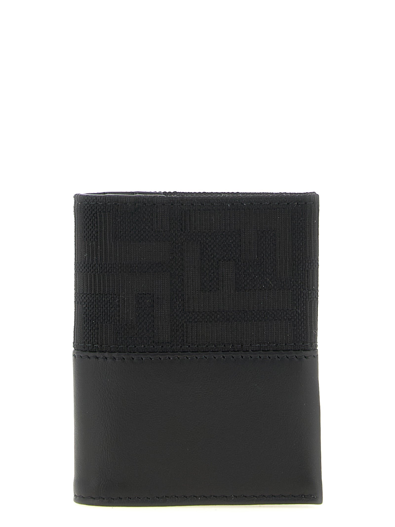 Fendi Black Polyester Cardholder