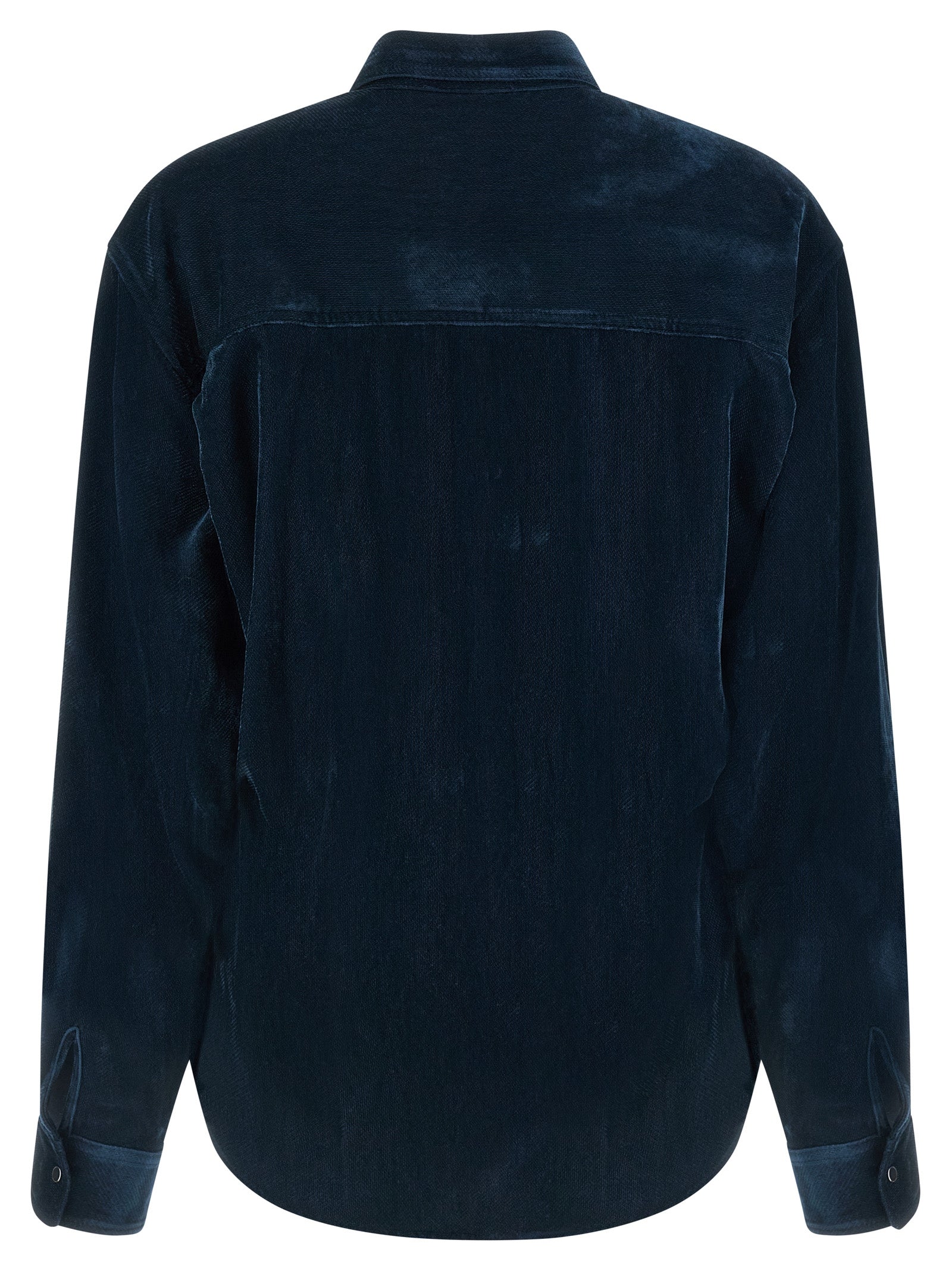 NUDE Blue Viscose Blouse