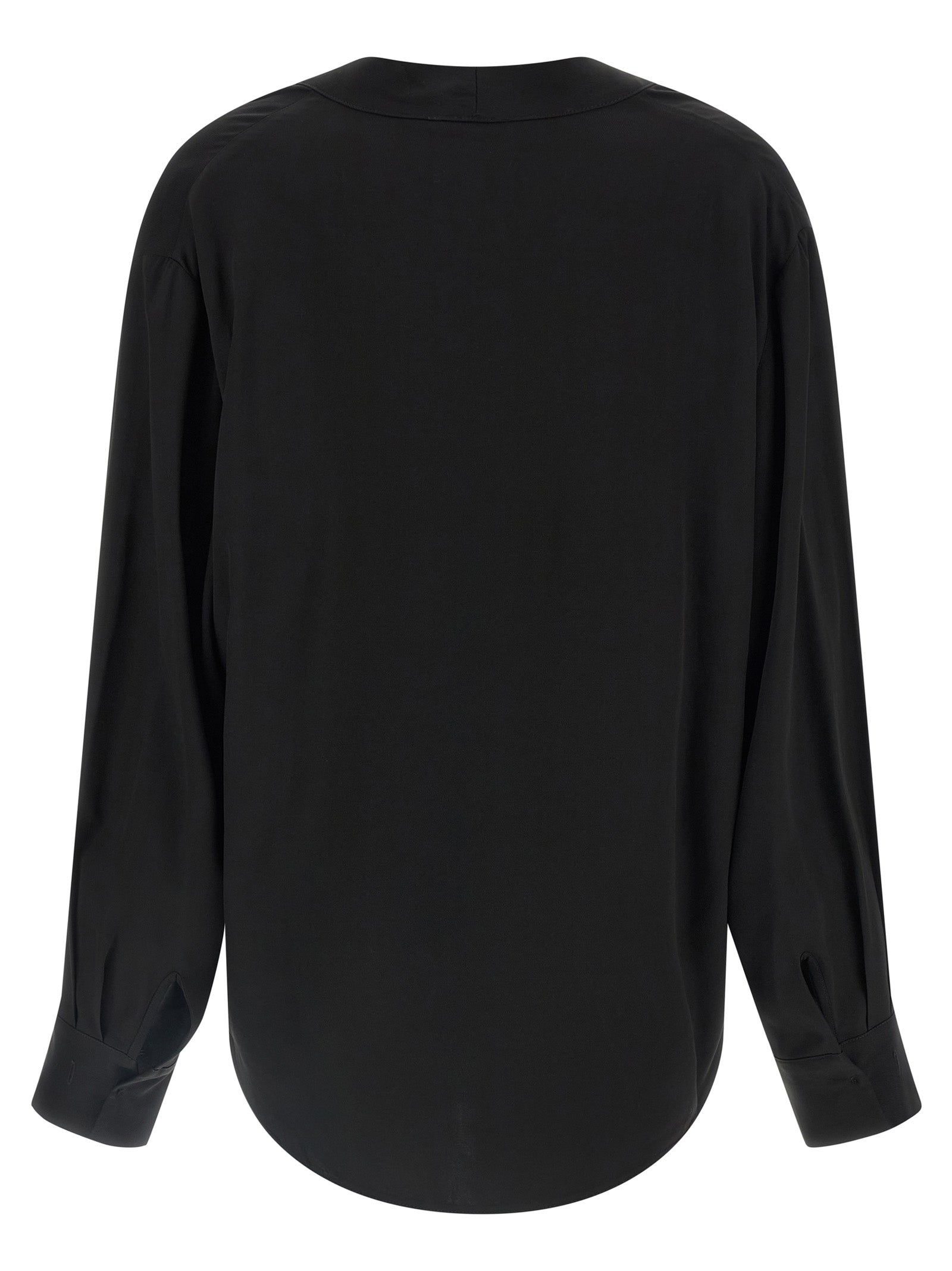 NUDE Black Viscose Blouse