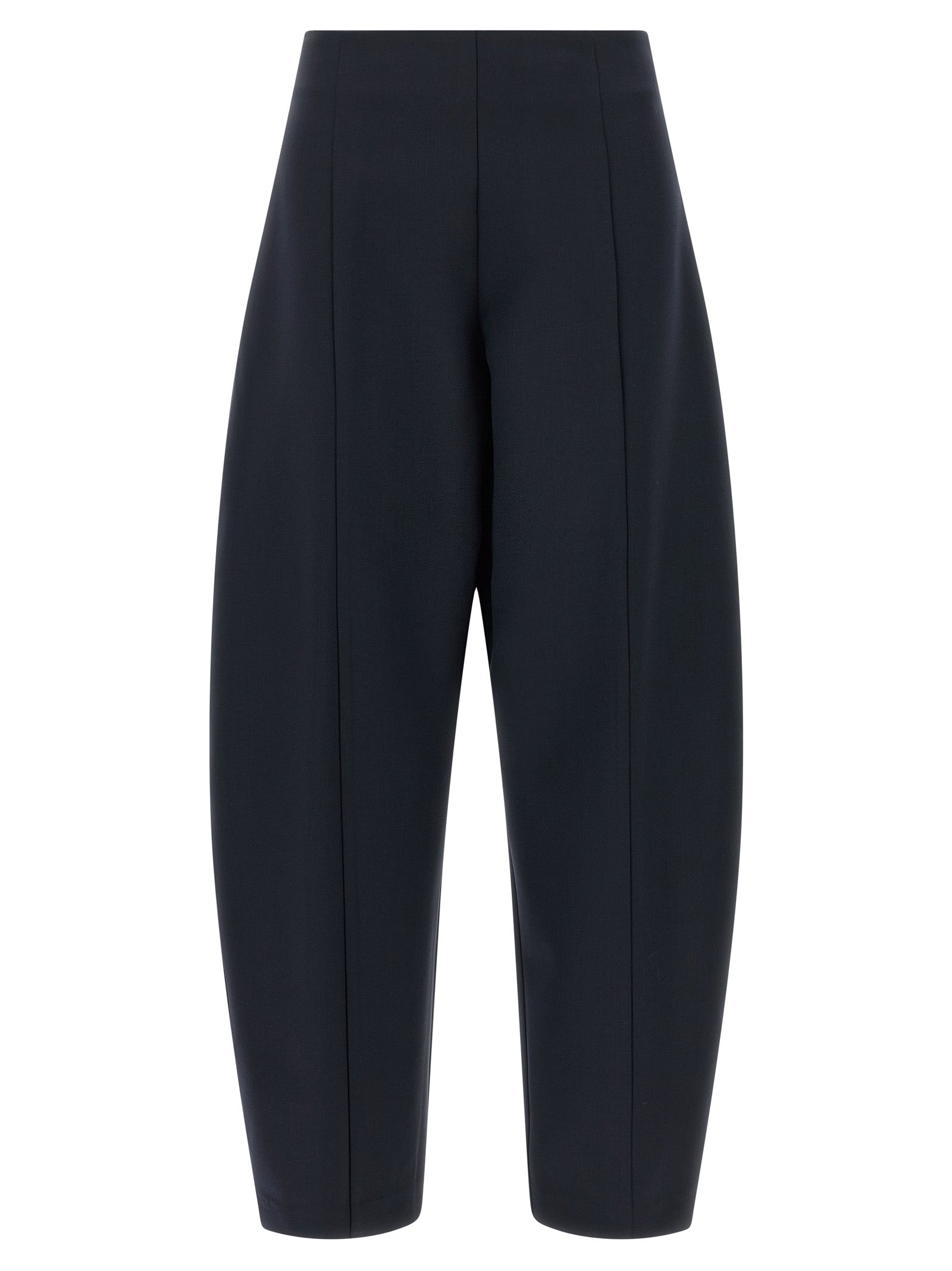 NUDE Blue Wool Casual Pants