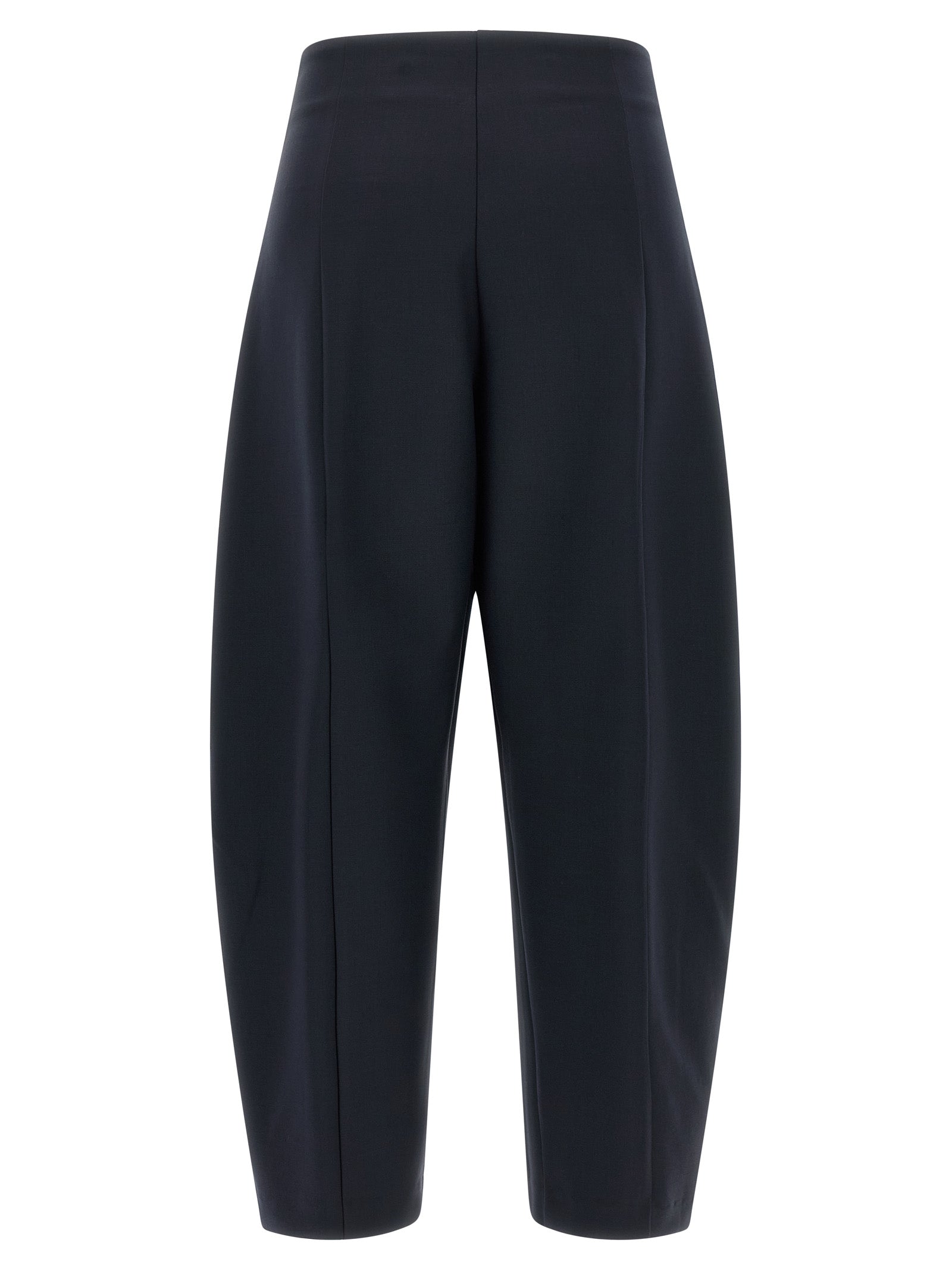 NUDE Blue Wool Casual Pants