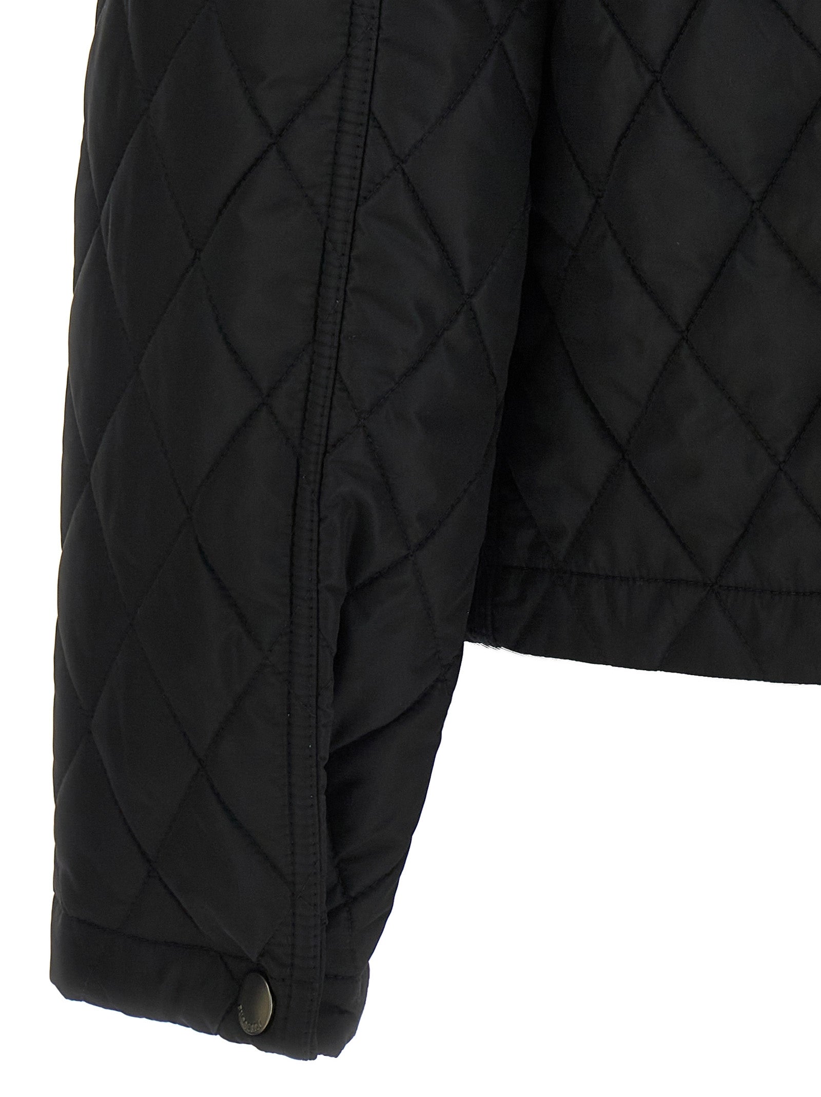 Burberry Black Polyamide Full-Length Jacket