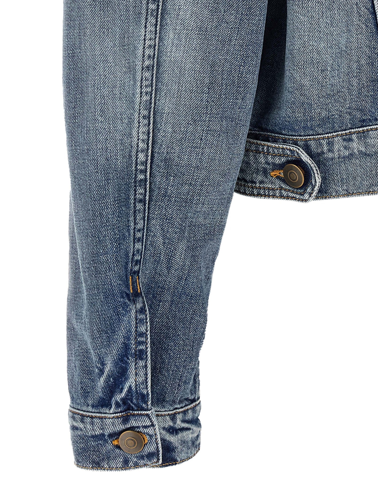 Maison Margiela Blue Cotton Denim Jacket