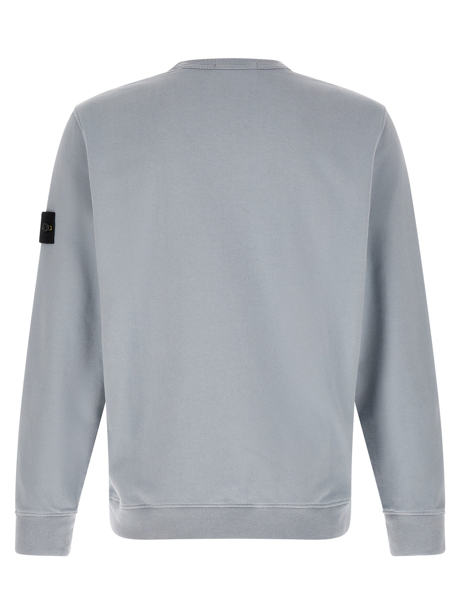 Stone Island Gray Cotton Sweatshirt