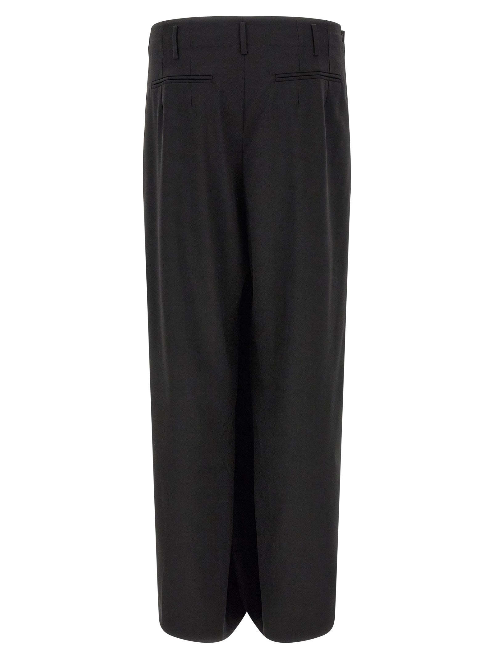 Kiko Kostadinov Black Virgin Wool Dress Pants