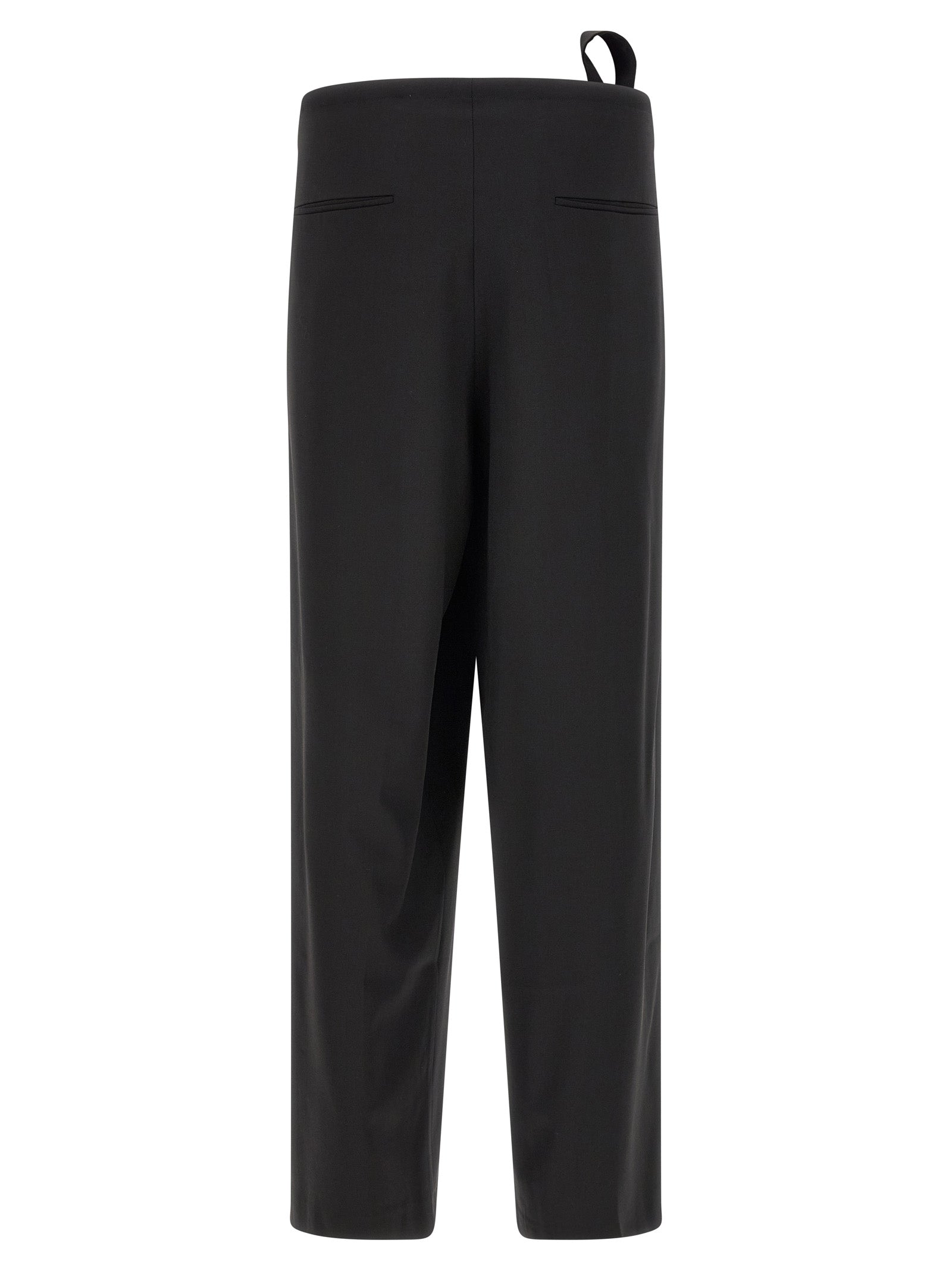 Kiko Kostadinov Black Virgin Wool Dress Pants