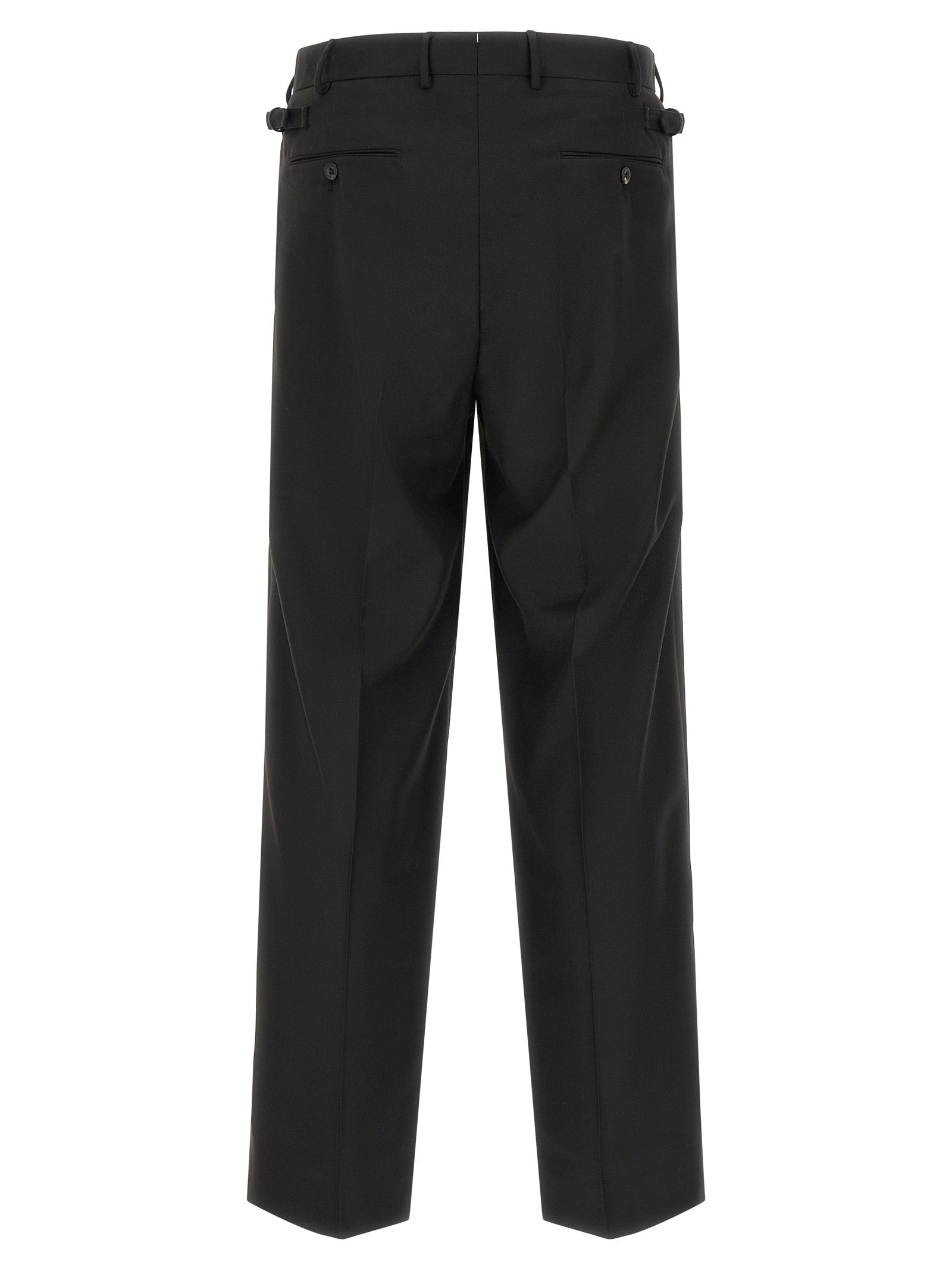 CELLAR DOOR Black Polyester Casual Pants