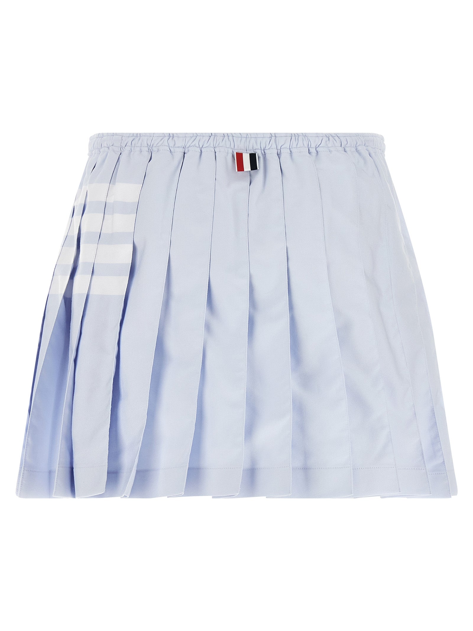 Thom Browne Blue Cotton Long Skirt