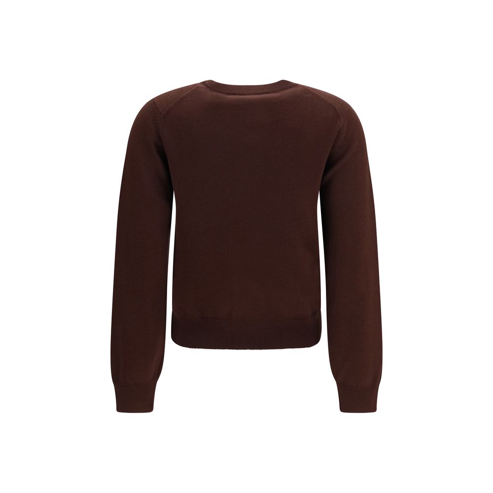 Maison Kitsuné Brown Wool Oves Aries Sweatshirt