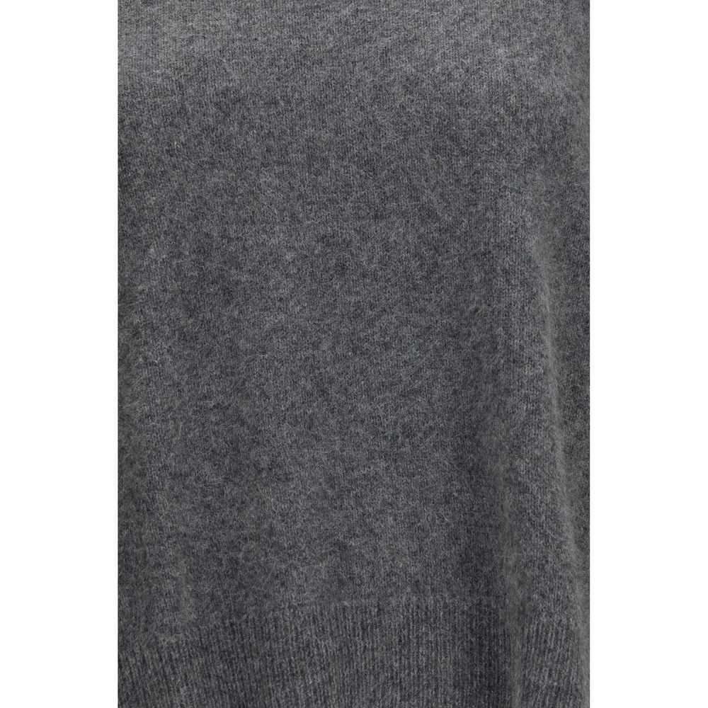 Loulou De Saison Gray Wool Oves Aries Sweatshirt