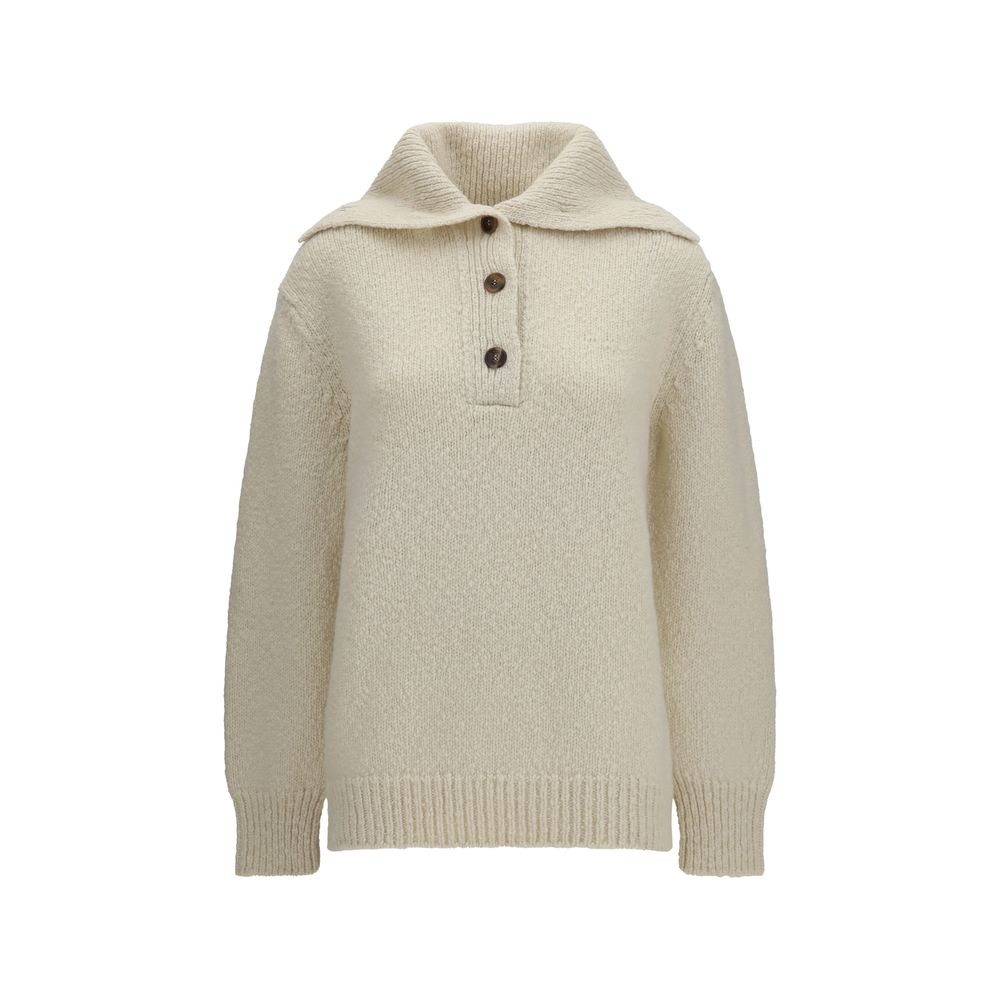 Malo Beige Cashmere Sweatshirt