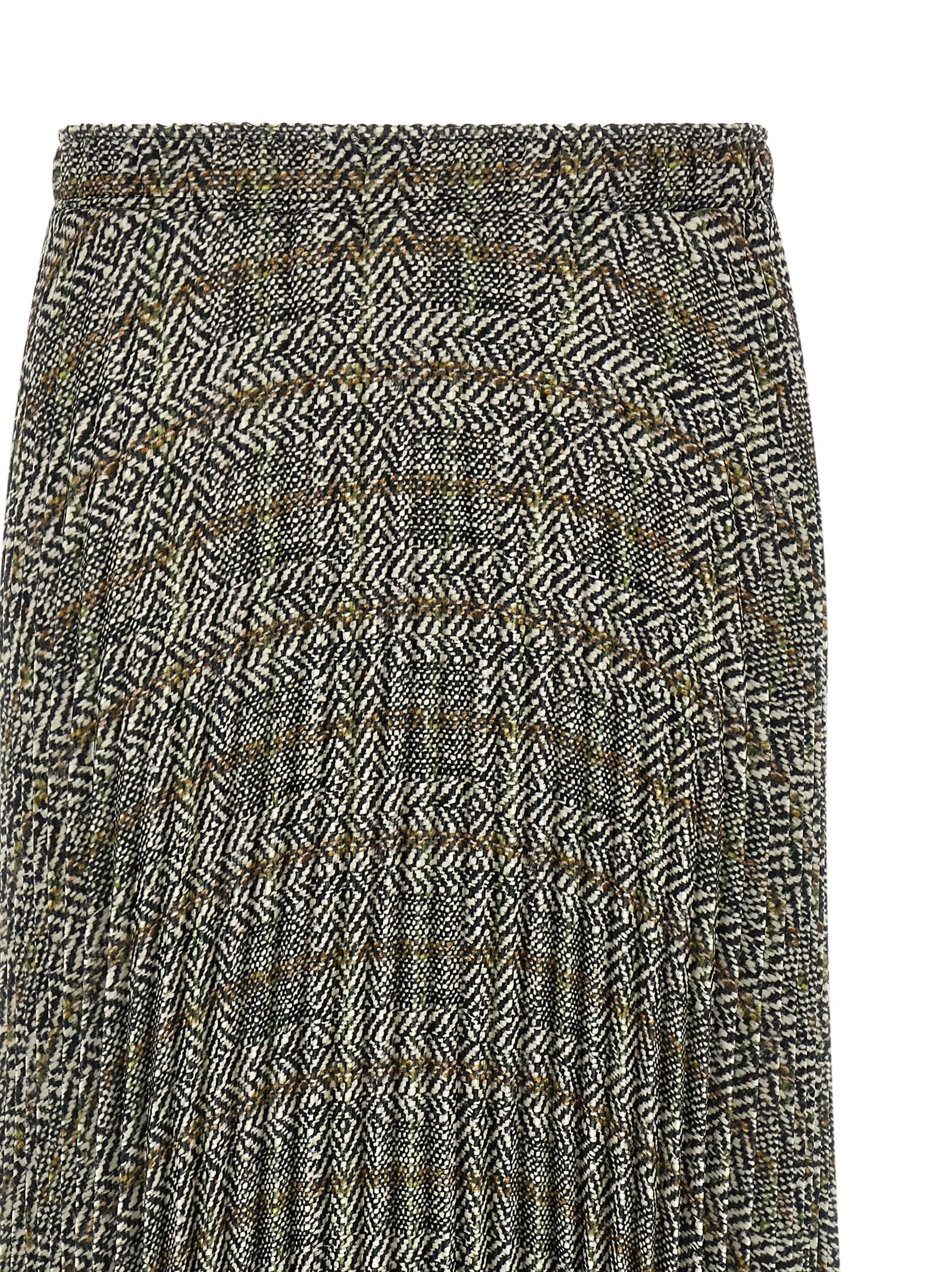 Ermanno Scervino Multicolor Polyester Midi Skirt