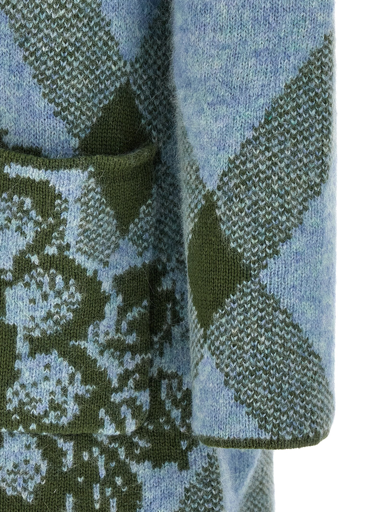Dries Van Noten Multicolor Wool Cardigan