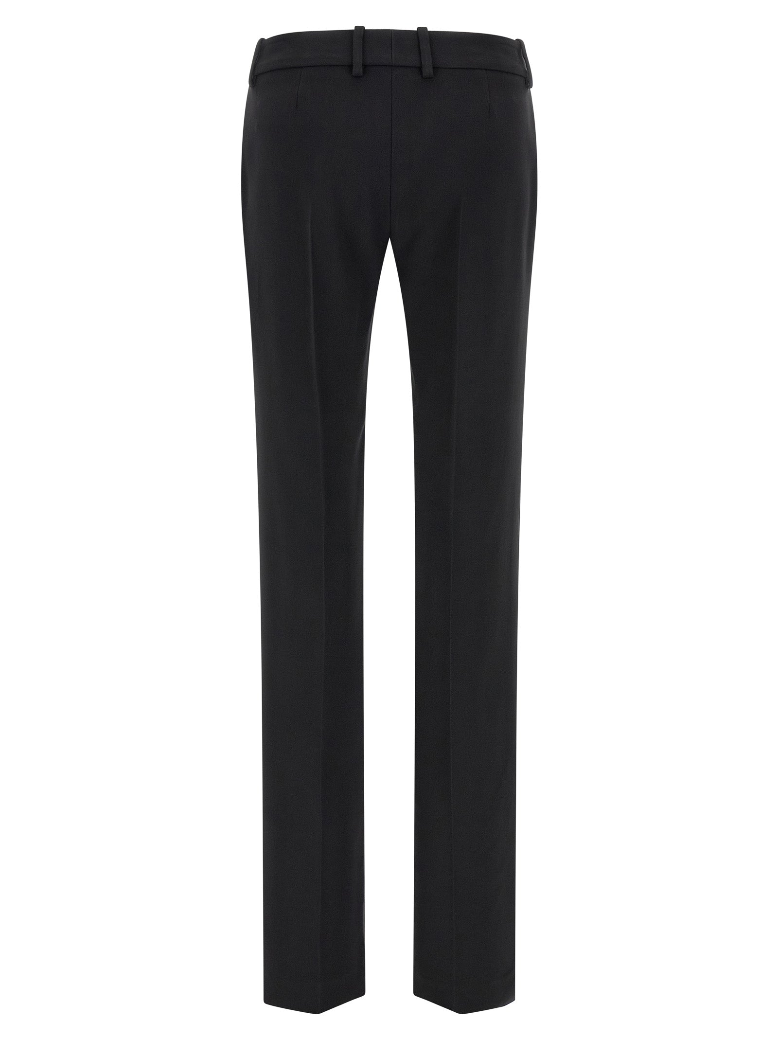 Ermanno Scervino Black Viscose Dress Pants