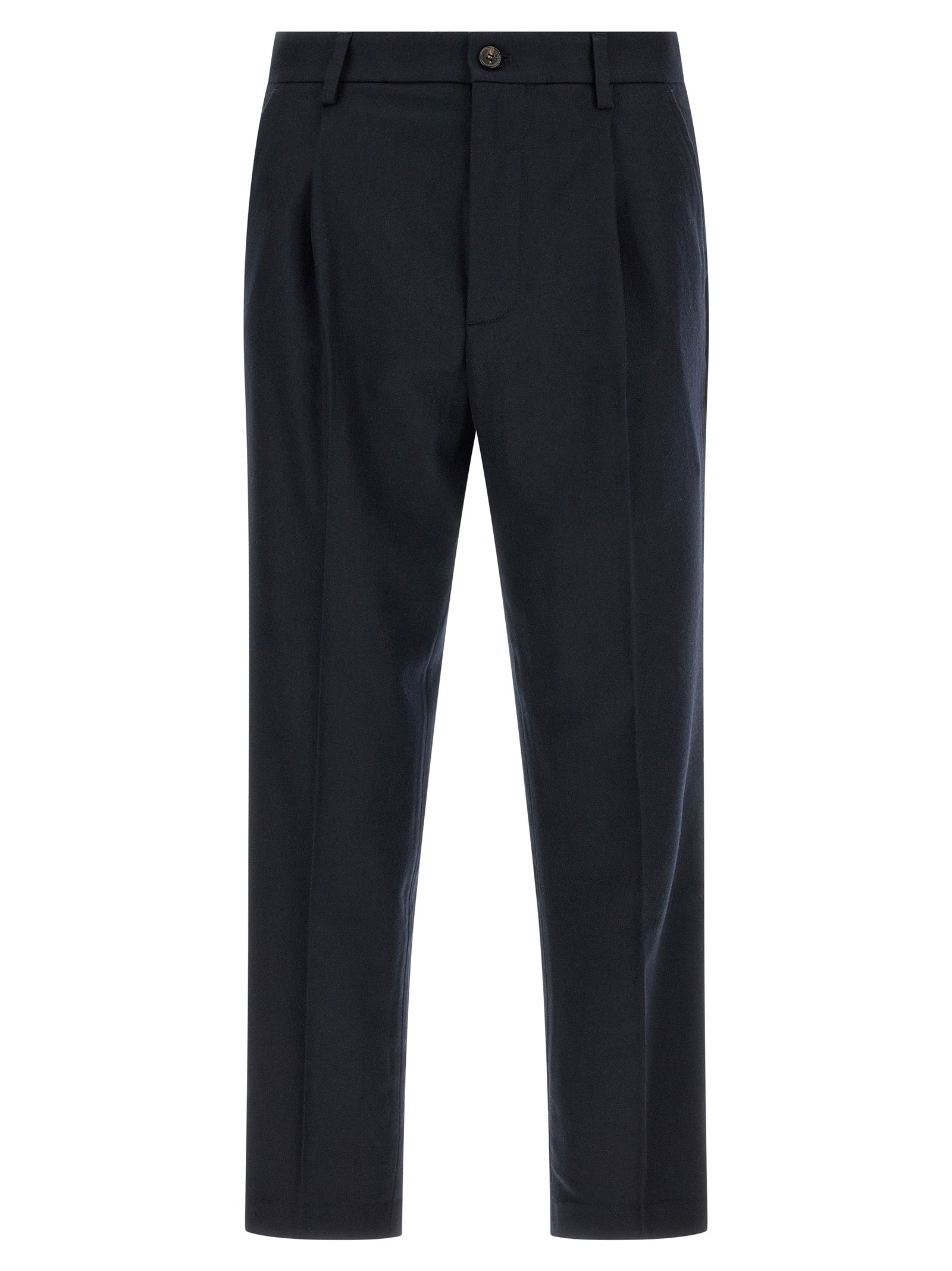 Department 5 Blue Wool Casual Pants