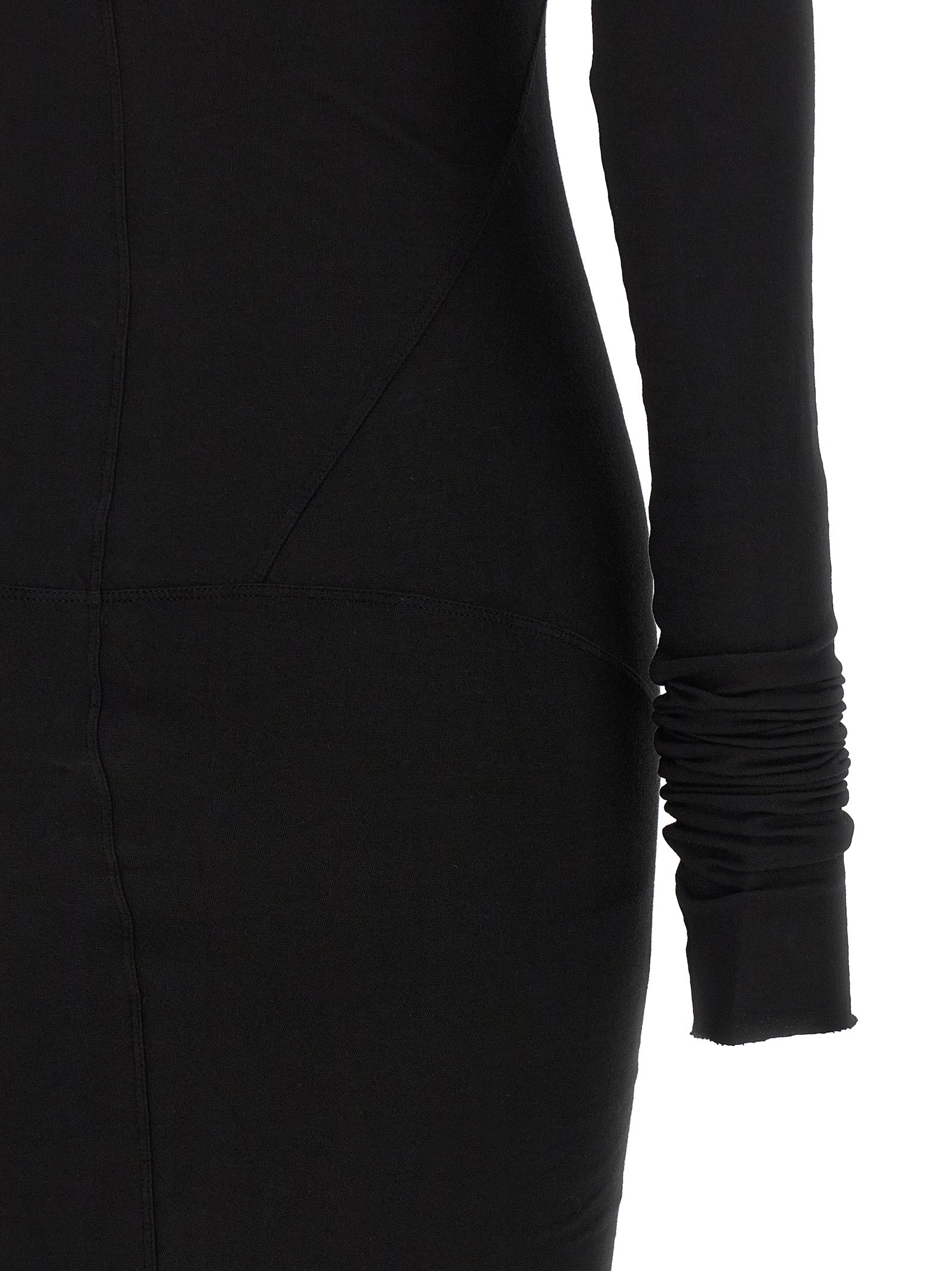 DRKSHDW Black Cotton Long Dress