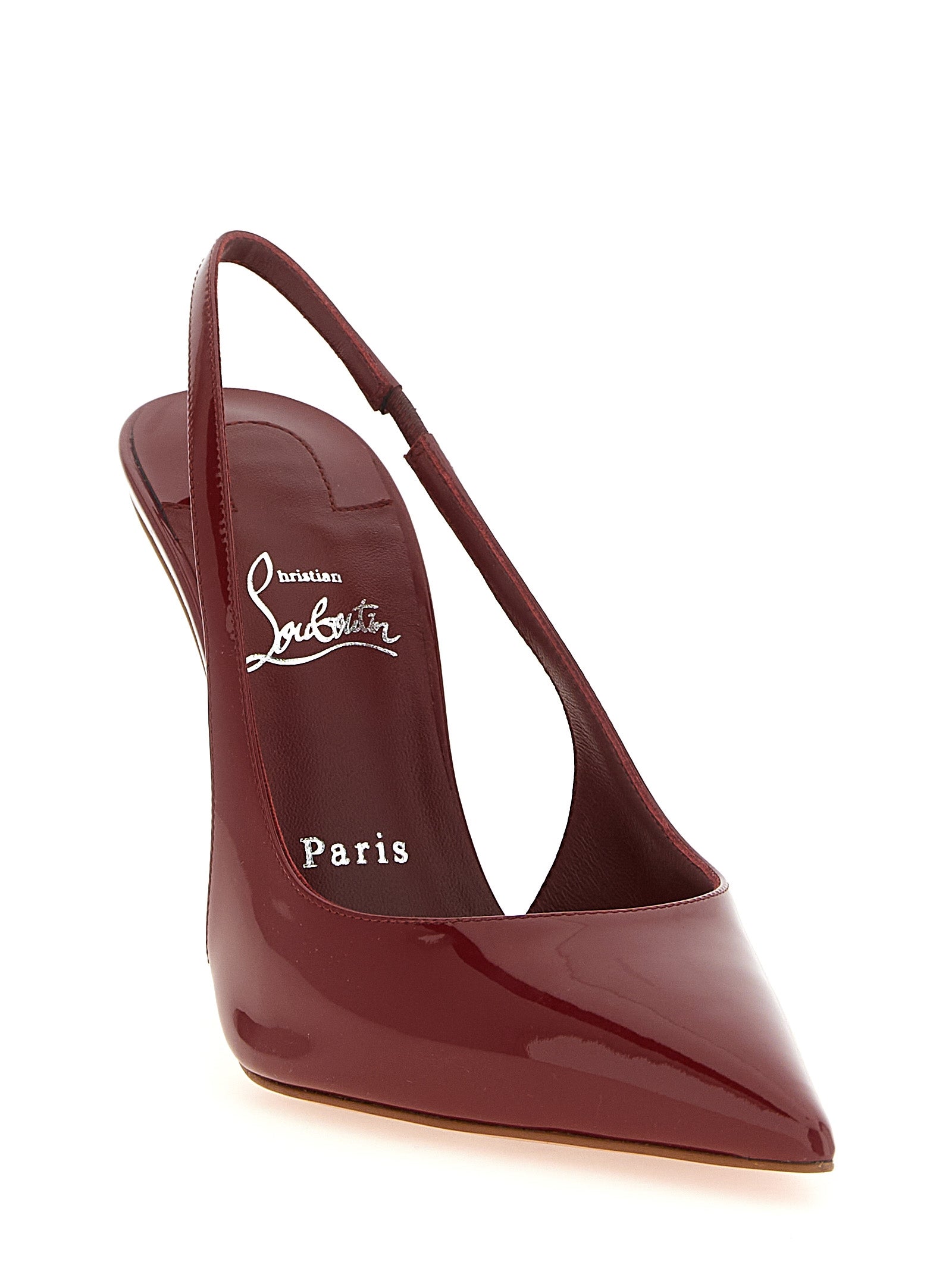 Christian Louboutin Red Calfskin High Heel Pumps