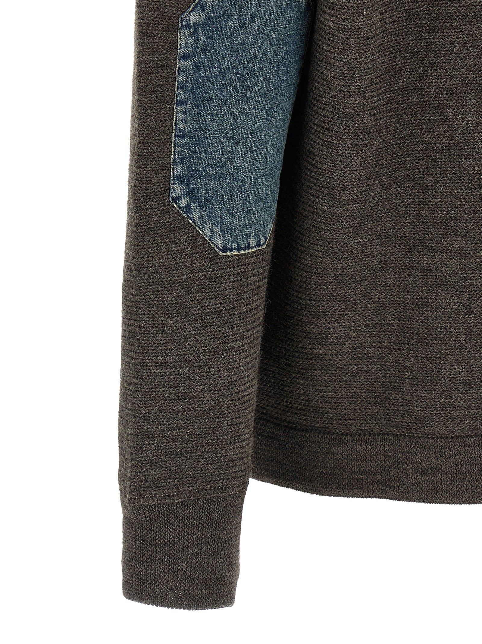 Maison Margiela Gray Wool Cardigan