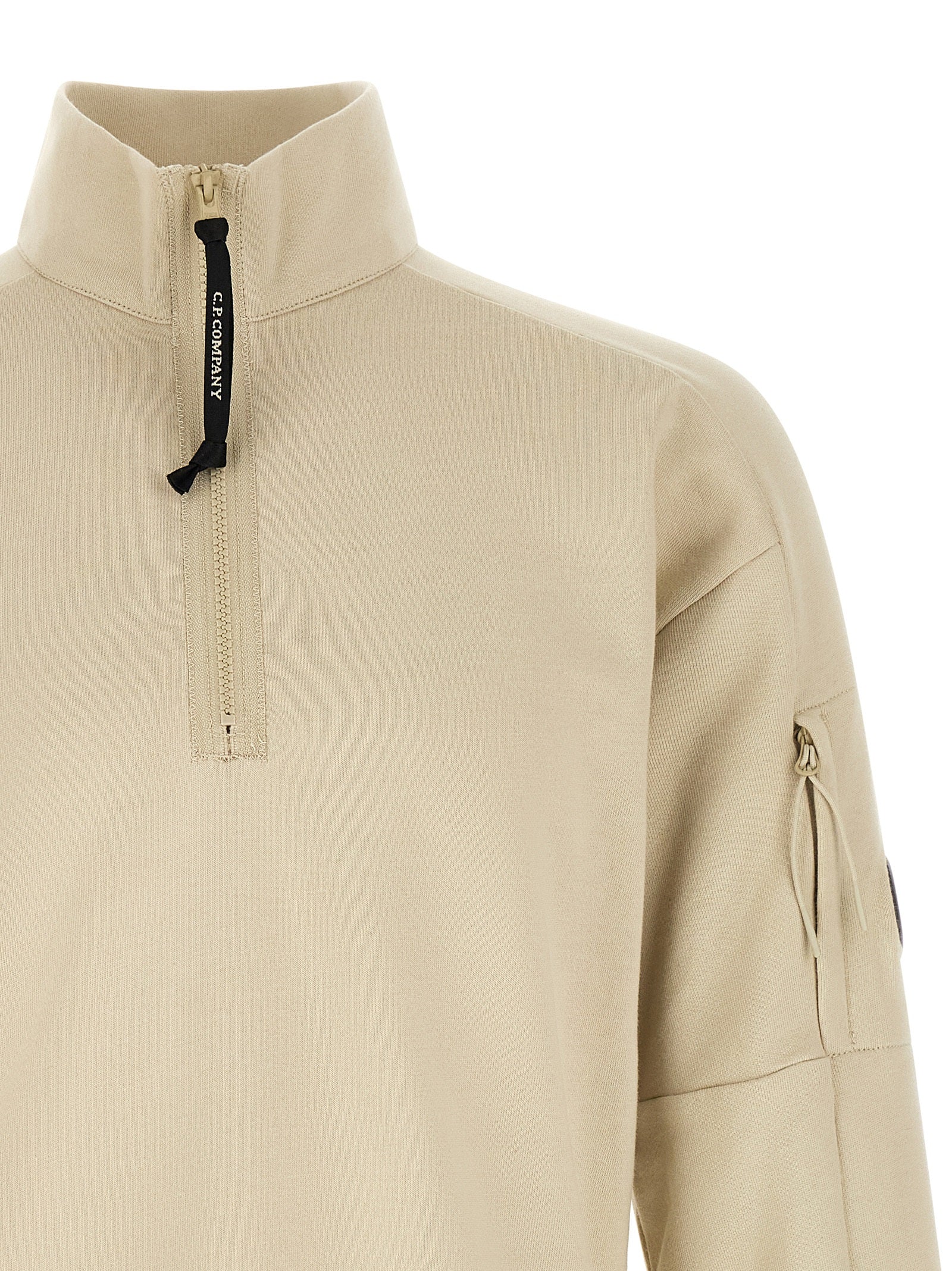 C.P. Company Beige Cotton Sweatshirt