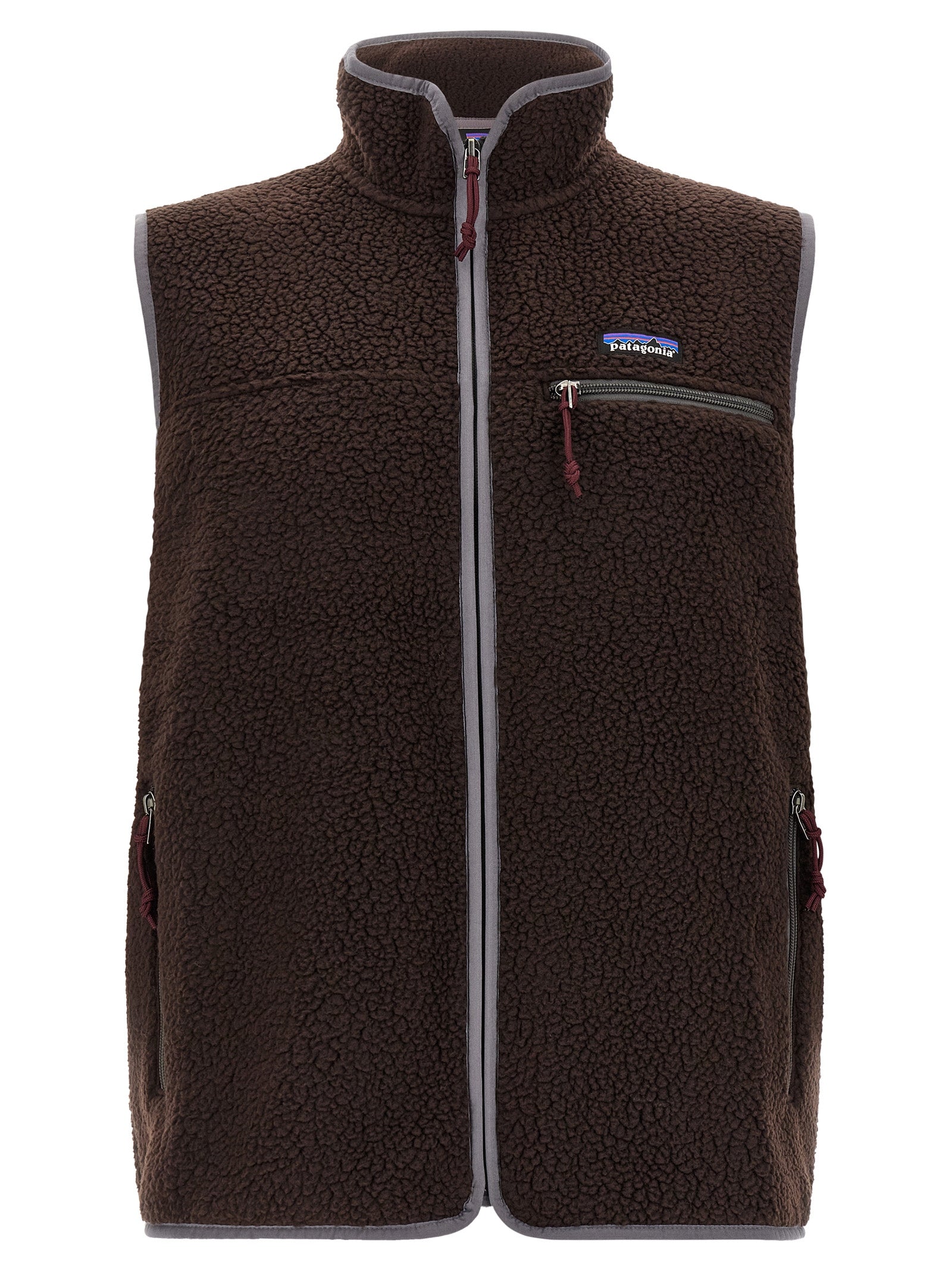 PATAGONIA Brown Polyester Sleeveless Jacket