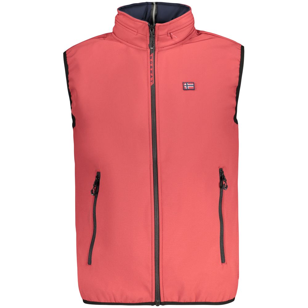 Norway 1963 Rosso Polyester Men's Vest