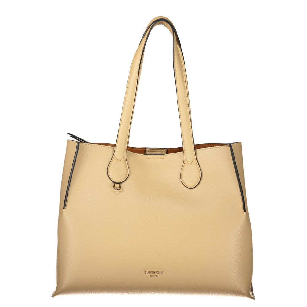 Twinset Beige Polyethylene Handbag