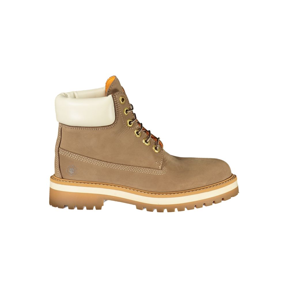 Lumberjack Beige Polyester Ankle Boots